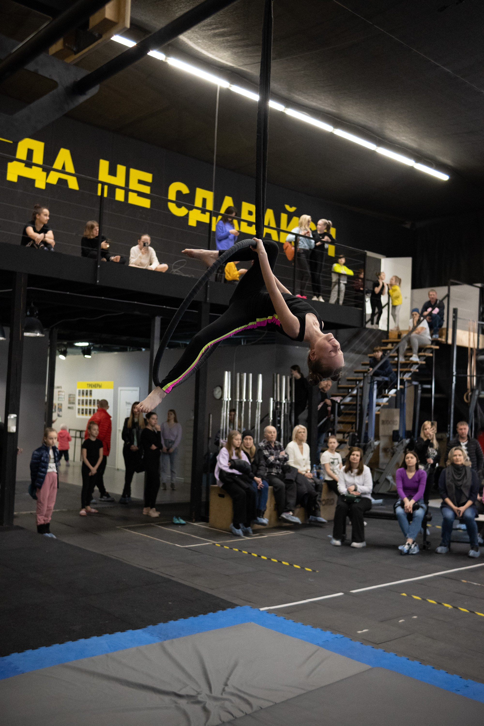 Внутриклубные соревнования по воздушной гимнастике 02.04.23