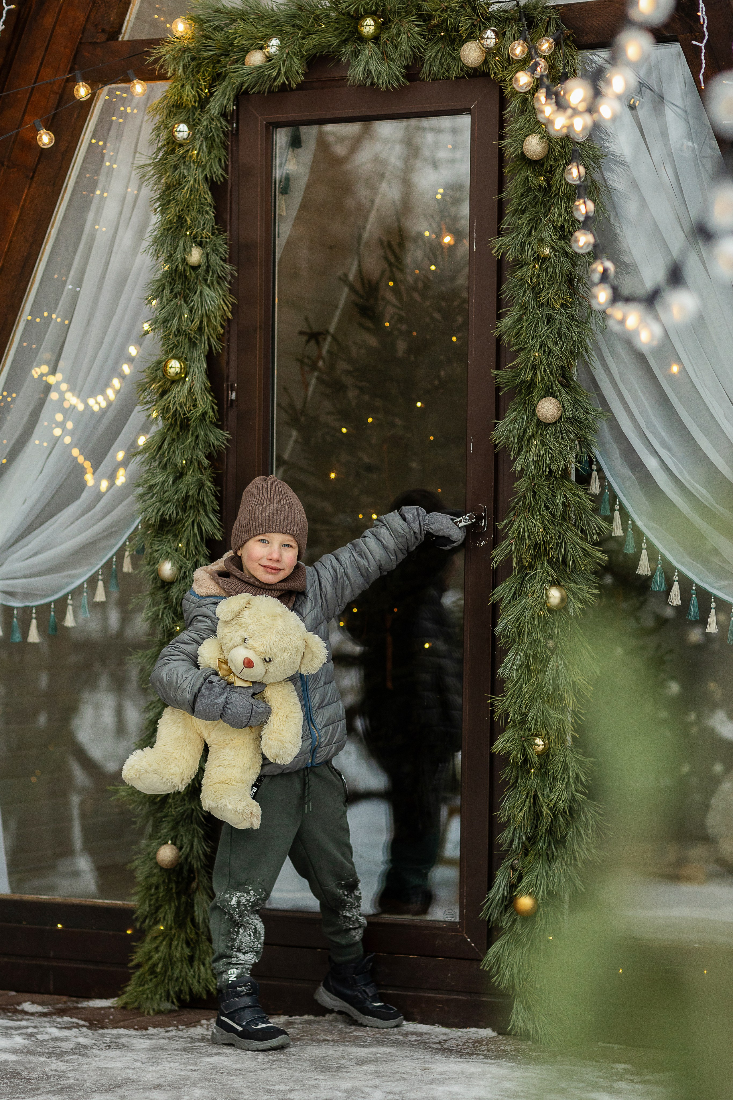 Зима в Кантри Хаус (загородная локация). Семейный и детский фотограф в Москве Олеся Маркина