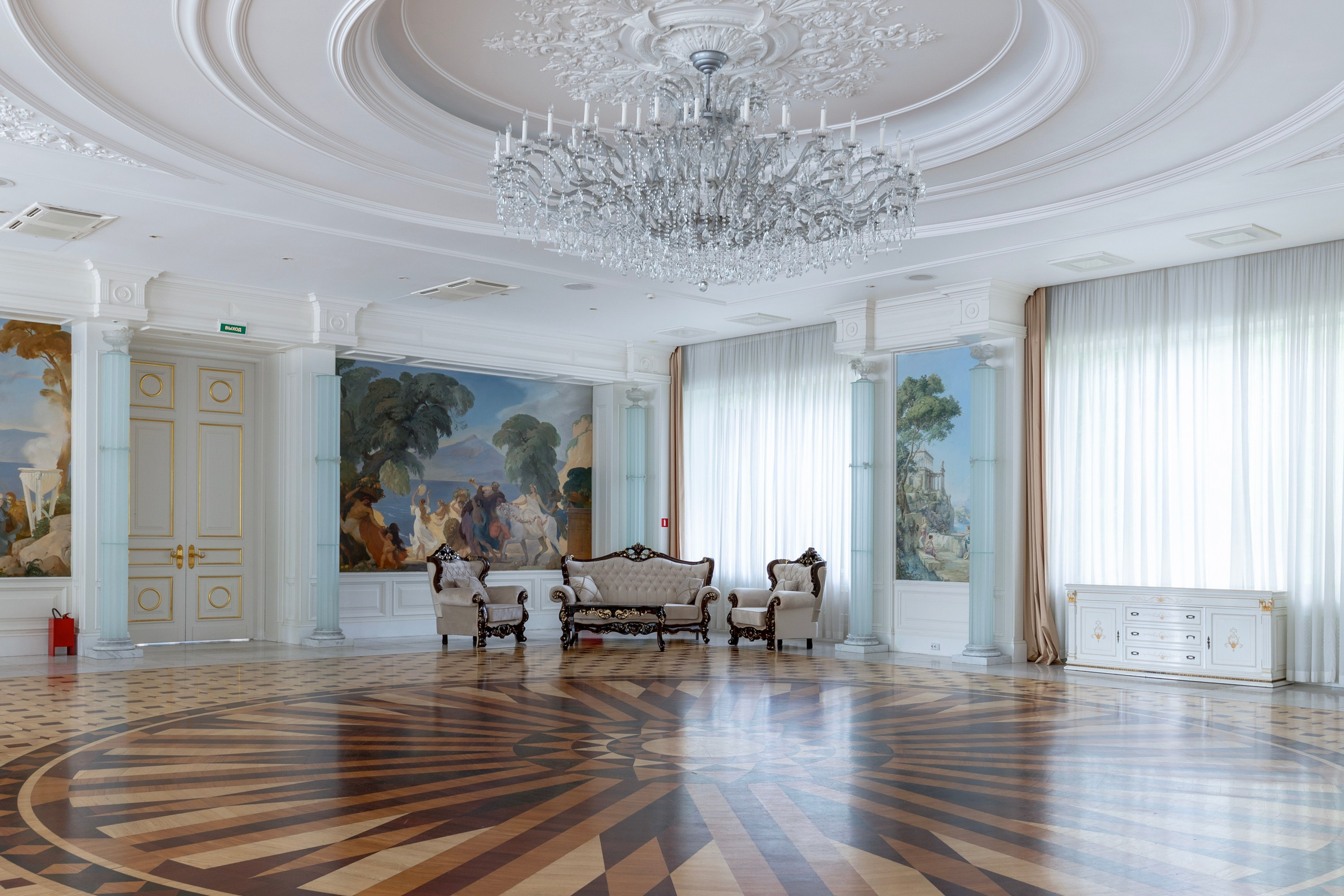 Государственная резиденция К-2 на набережной р. Малой Невки. Интерьерный фотограф в Санкт-Петербурге Екатерина Цыбулько