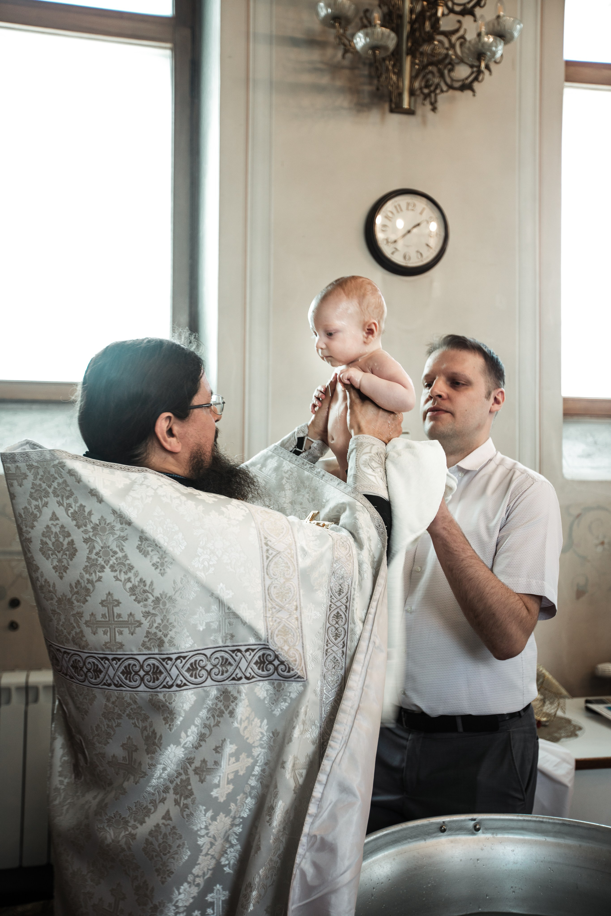 Крещение Николая в Елоховском Соборе. Фотосессии в Москве - фотограф Неонилла Ленко