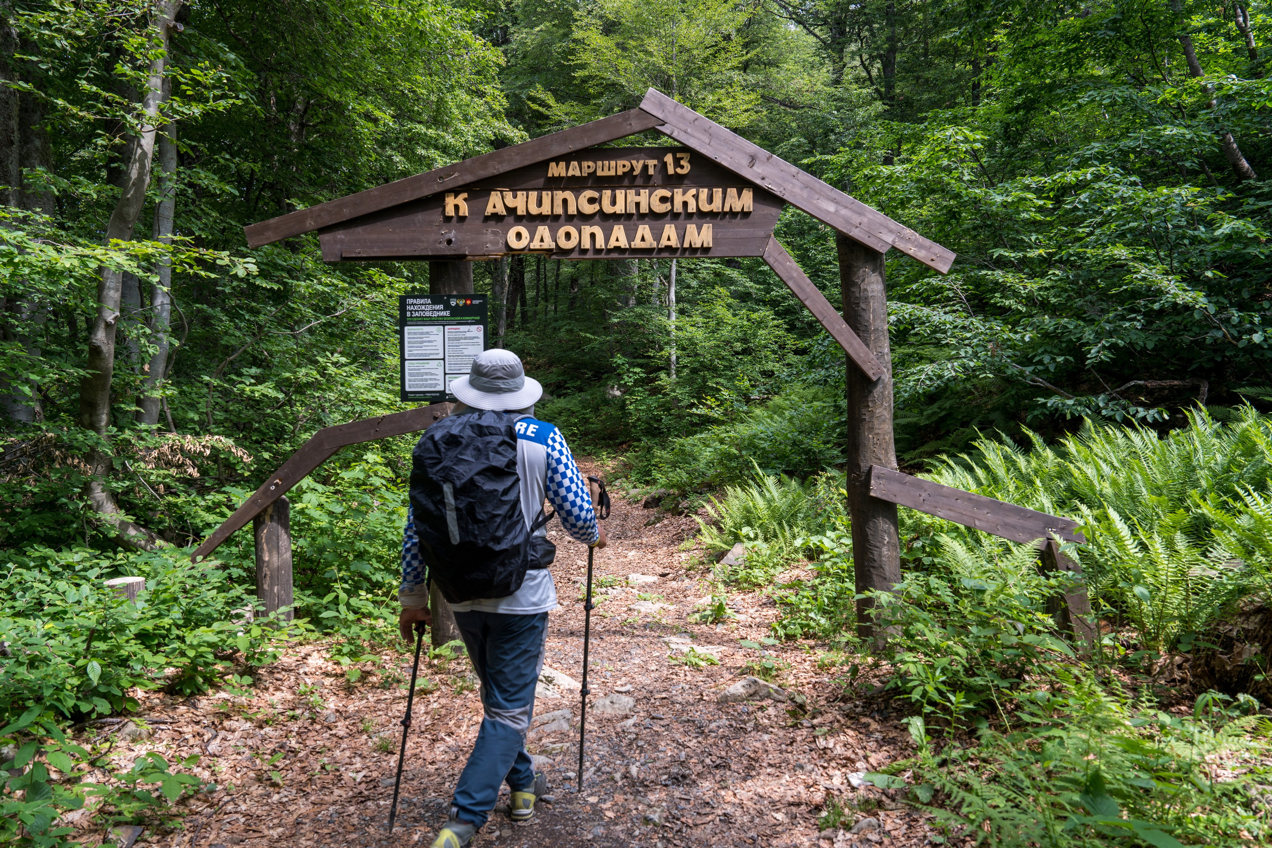 MICE мероприятие для компании «Доставка морем»: хайкинг к Ачипсинским водопадам. Репортажный фотограф в Красной Поляне и Сочи Павлюченко Екатерина