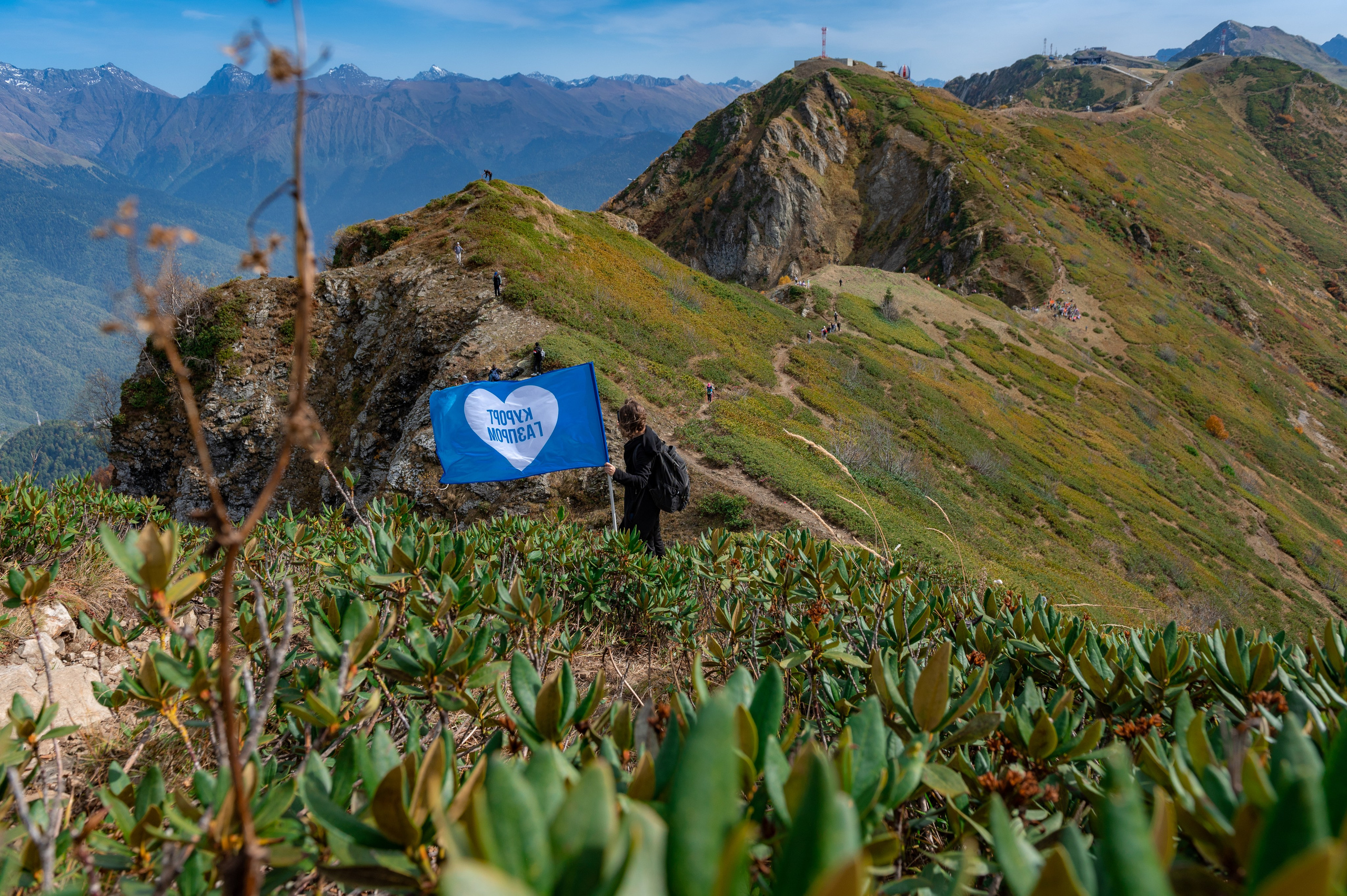 Хайкинг по трем курортам Красной Поляны 2022. Репортажный фотограф в Красной Поляне и Сочи Павлюченко Екатерина