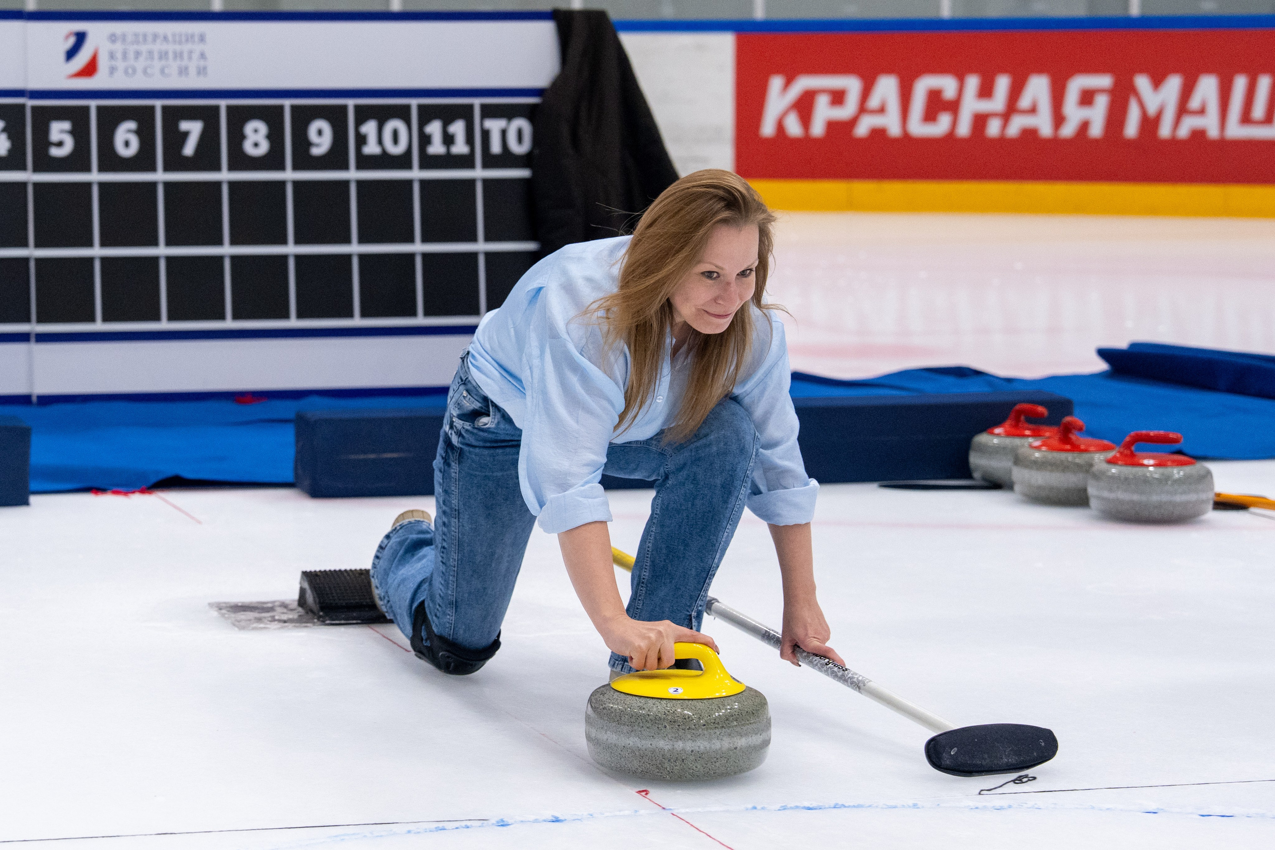 Керлинг для компании Р-Фарм. Репортажный фотограф в Красной Поляне и Сочи Павлюченко Екатерина