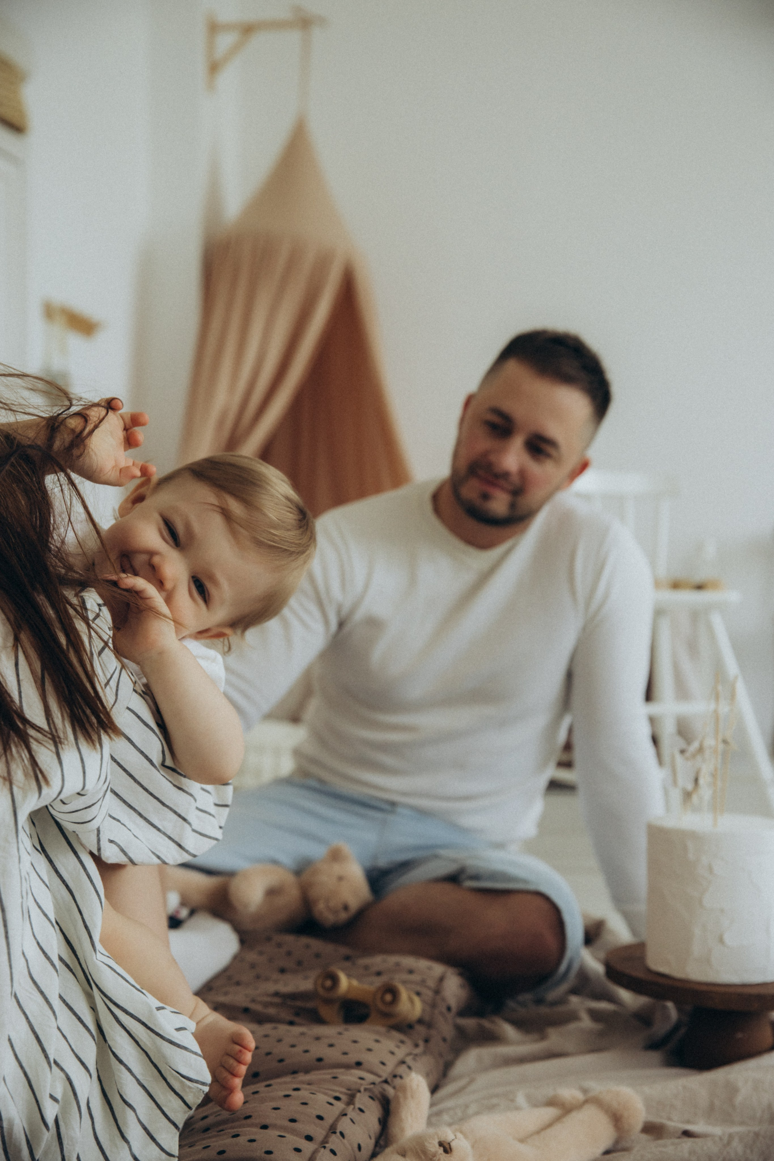 Годик в кругу семьи. Фотограф на крещение в Рязани. Семейный фотограф