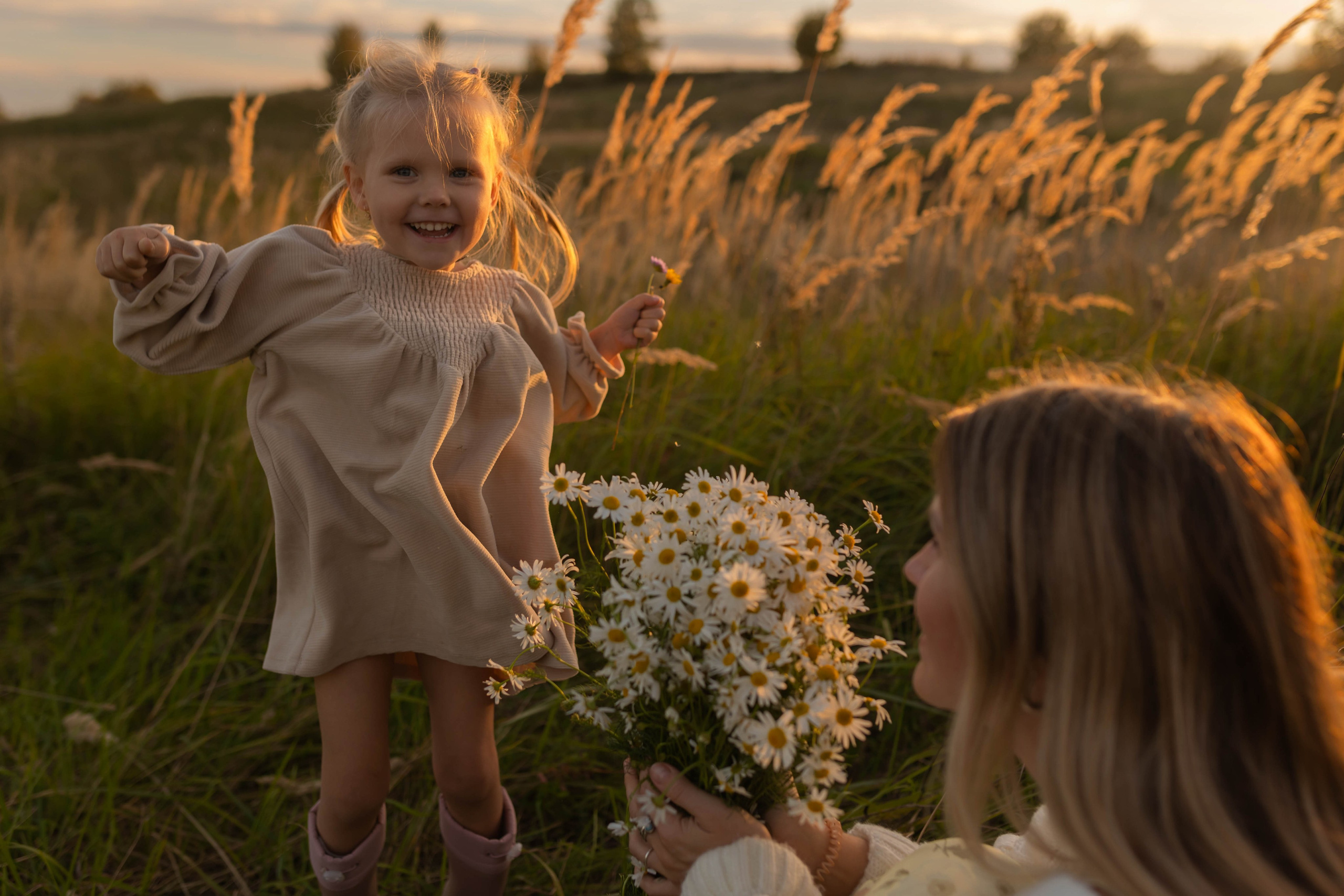 За ромашками!. Семейный фотограф в Санкт-Петербурге Любовь Савкина