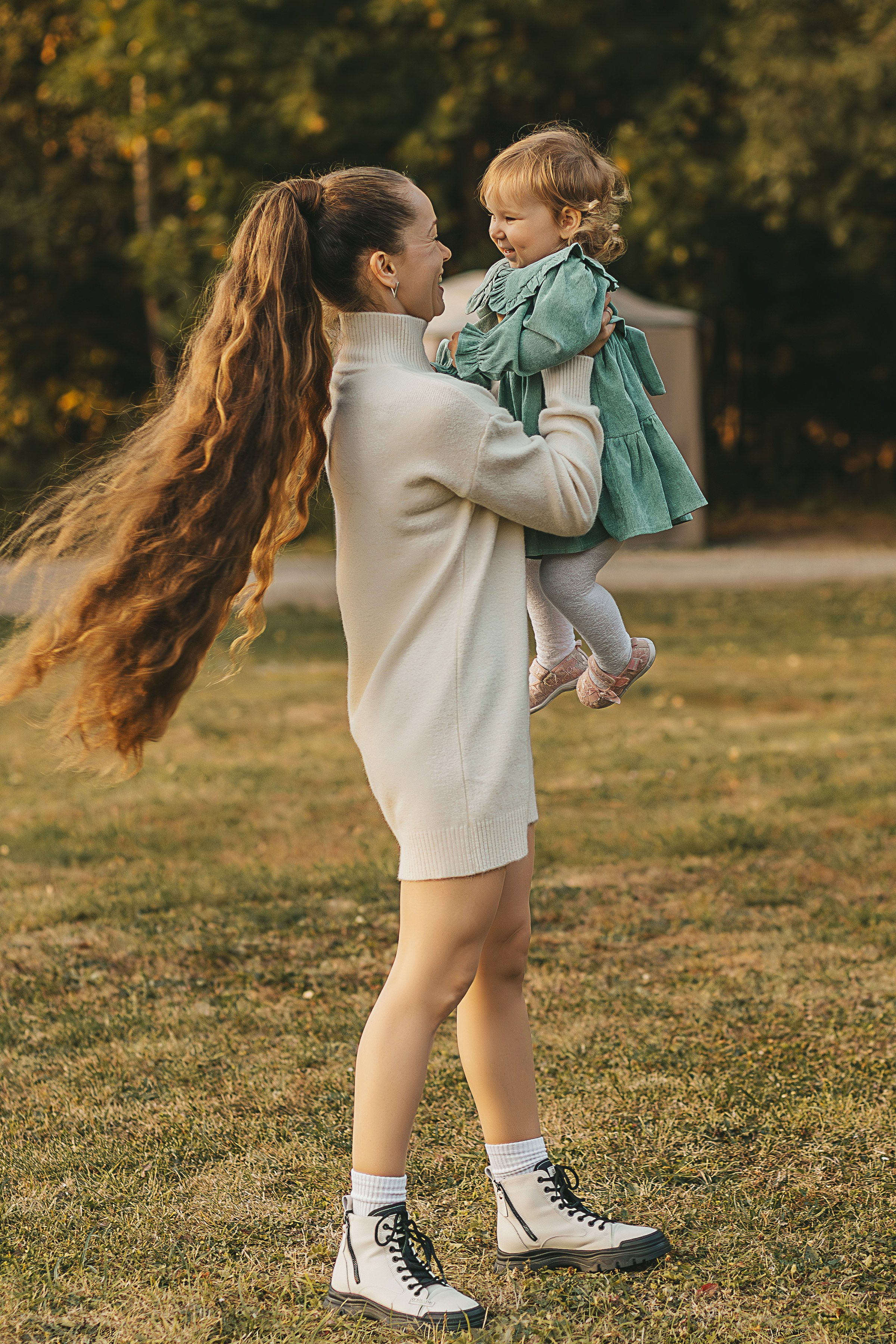 Осеняя Фотосессия мамы с дочками. Семейный и женский фотограф в Москве Надежда Воробьева
