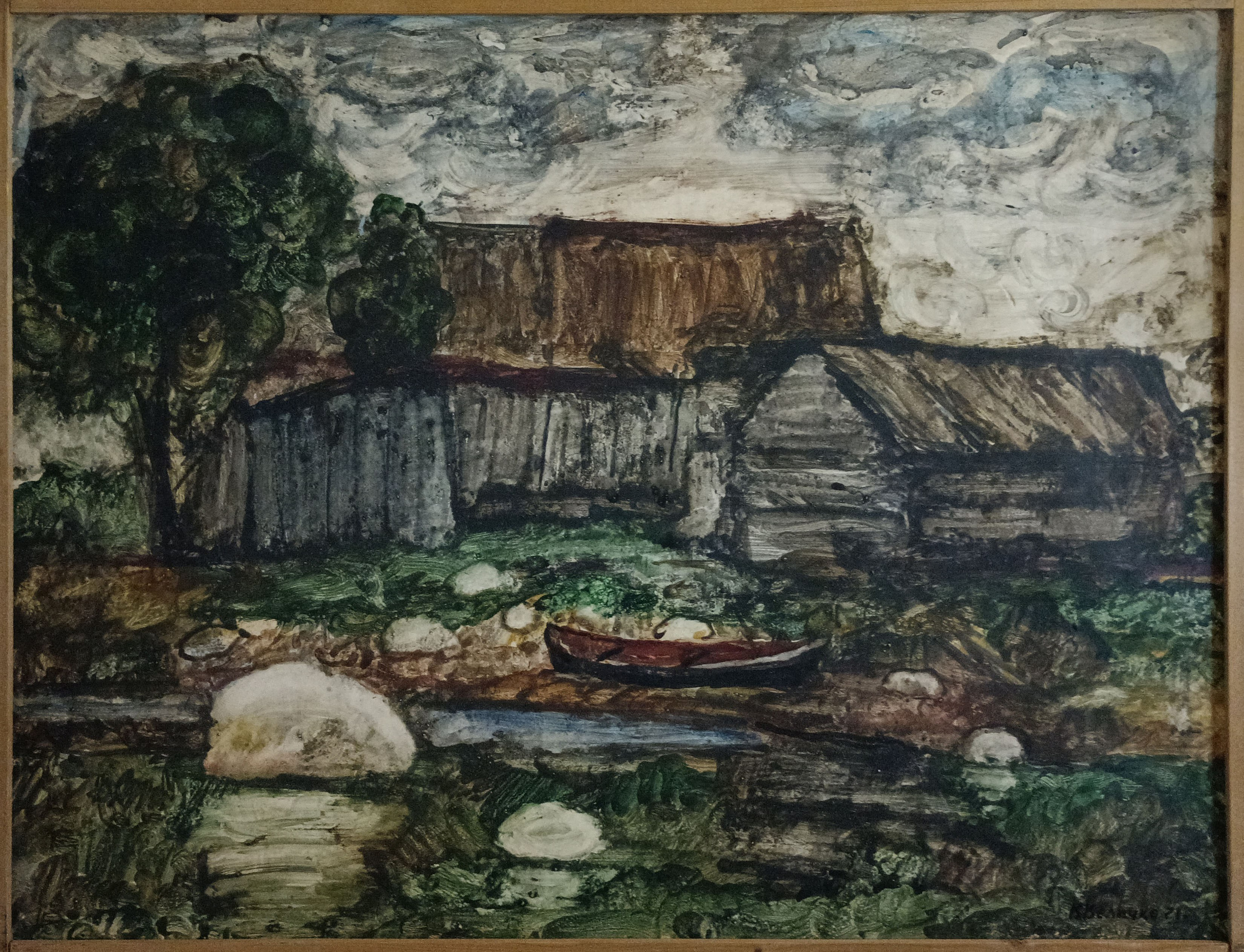 «На Большом Соловецком» 1971 год. Художник Величко Вадим Семёнович