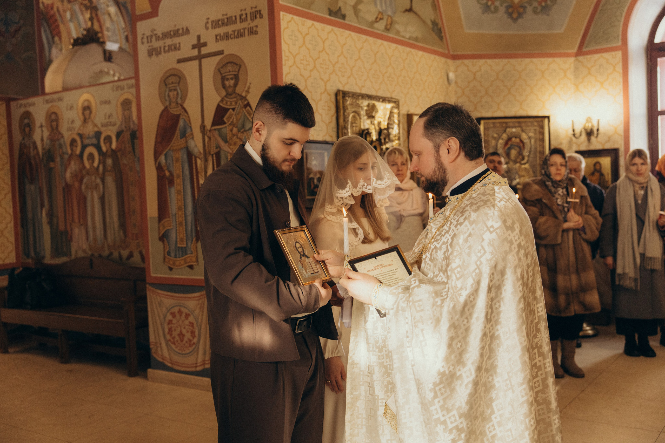 Таинство Венчания Андрея и Ксении. Фотограф Сотникова Вероника