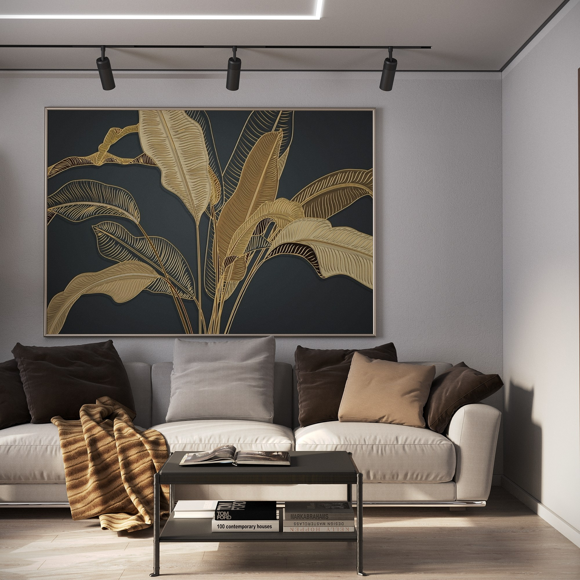 Комсомольский проспект 48 м². БК студия дизайна интерьера