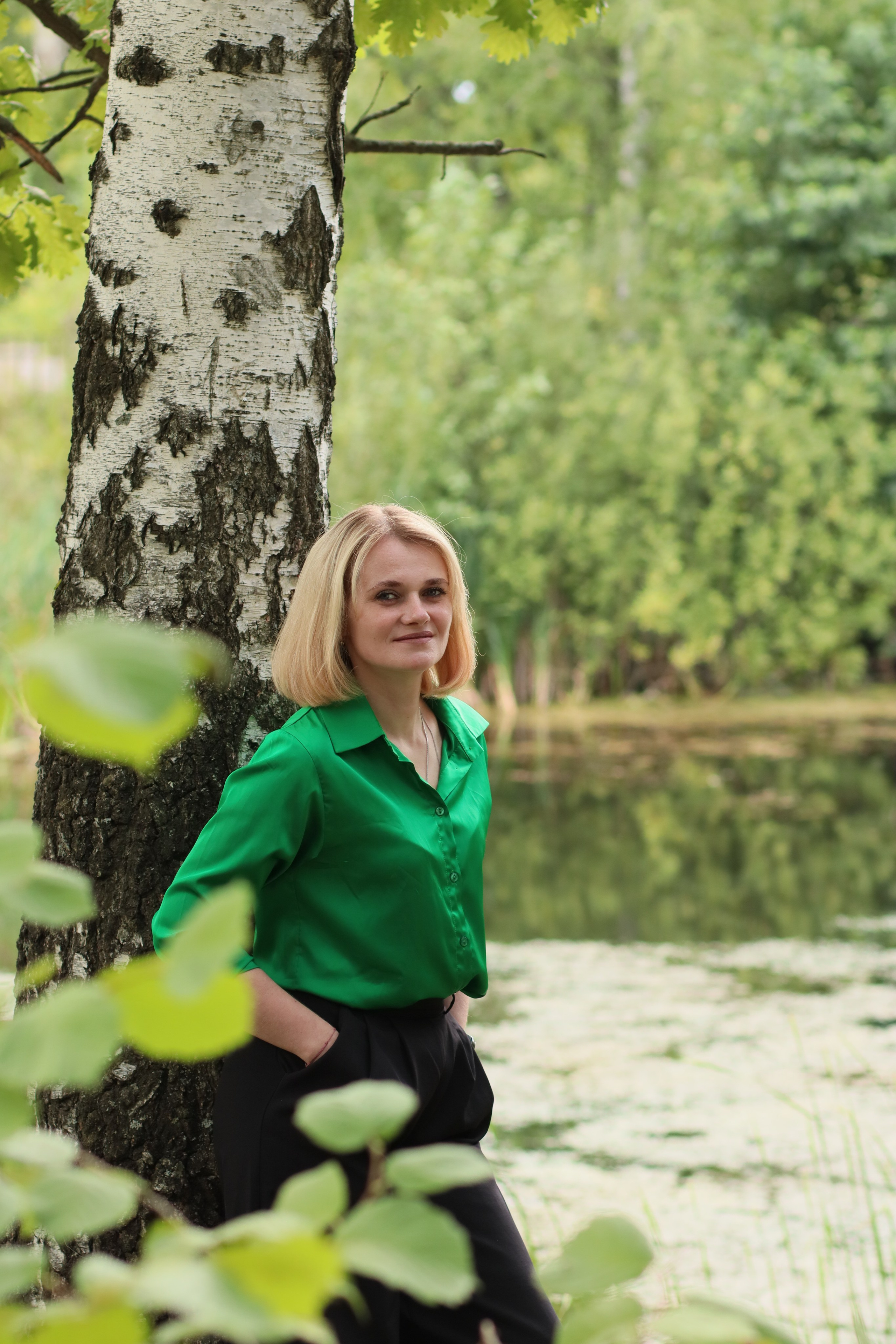 Портрет для Катерины. Солнечная прогулка по парку. Семейный и детский фотограф Майя Гришина