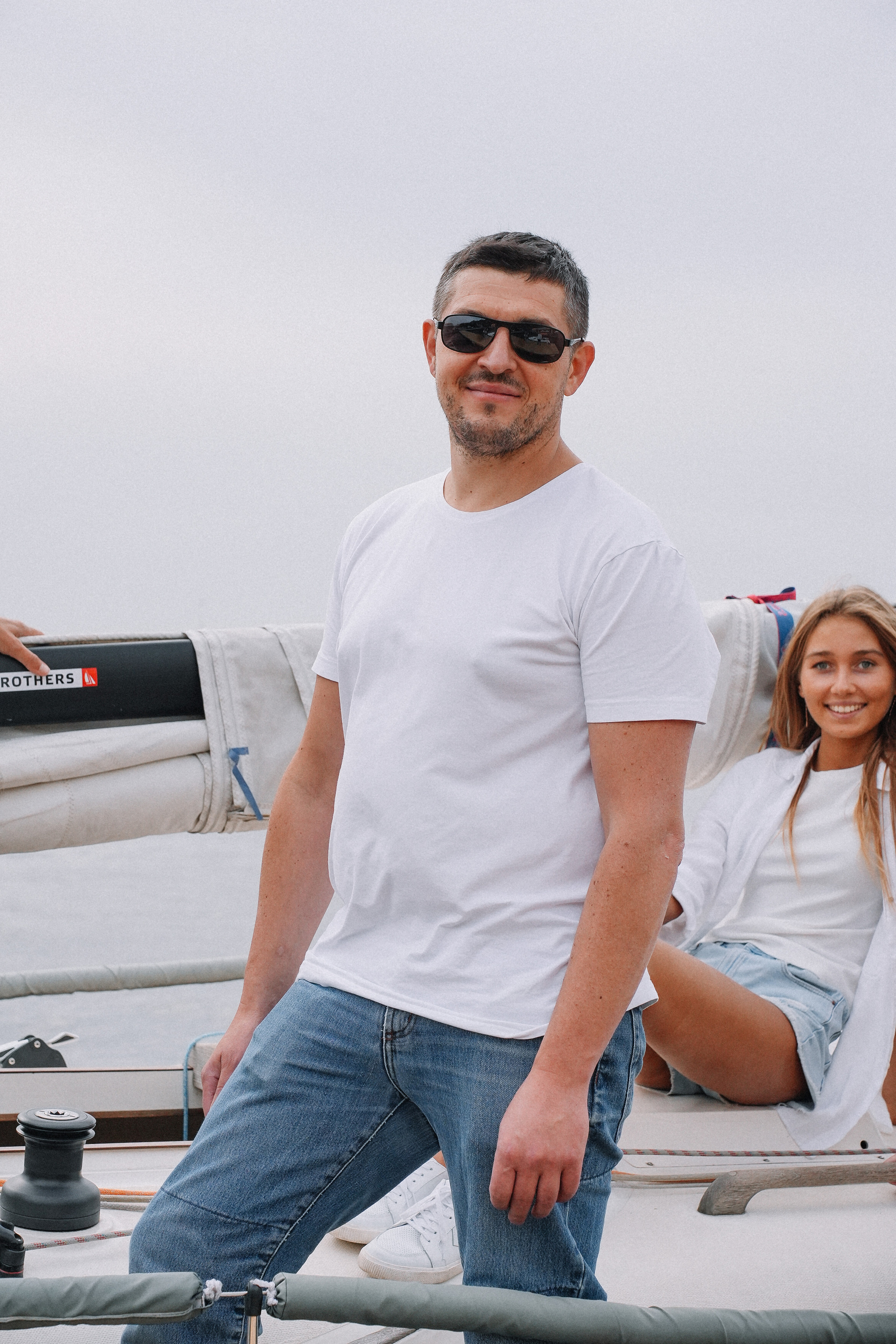 Фотограф на регату на Пироговском водохранилище