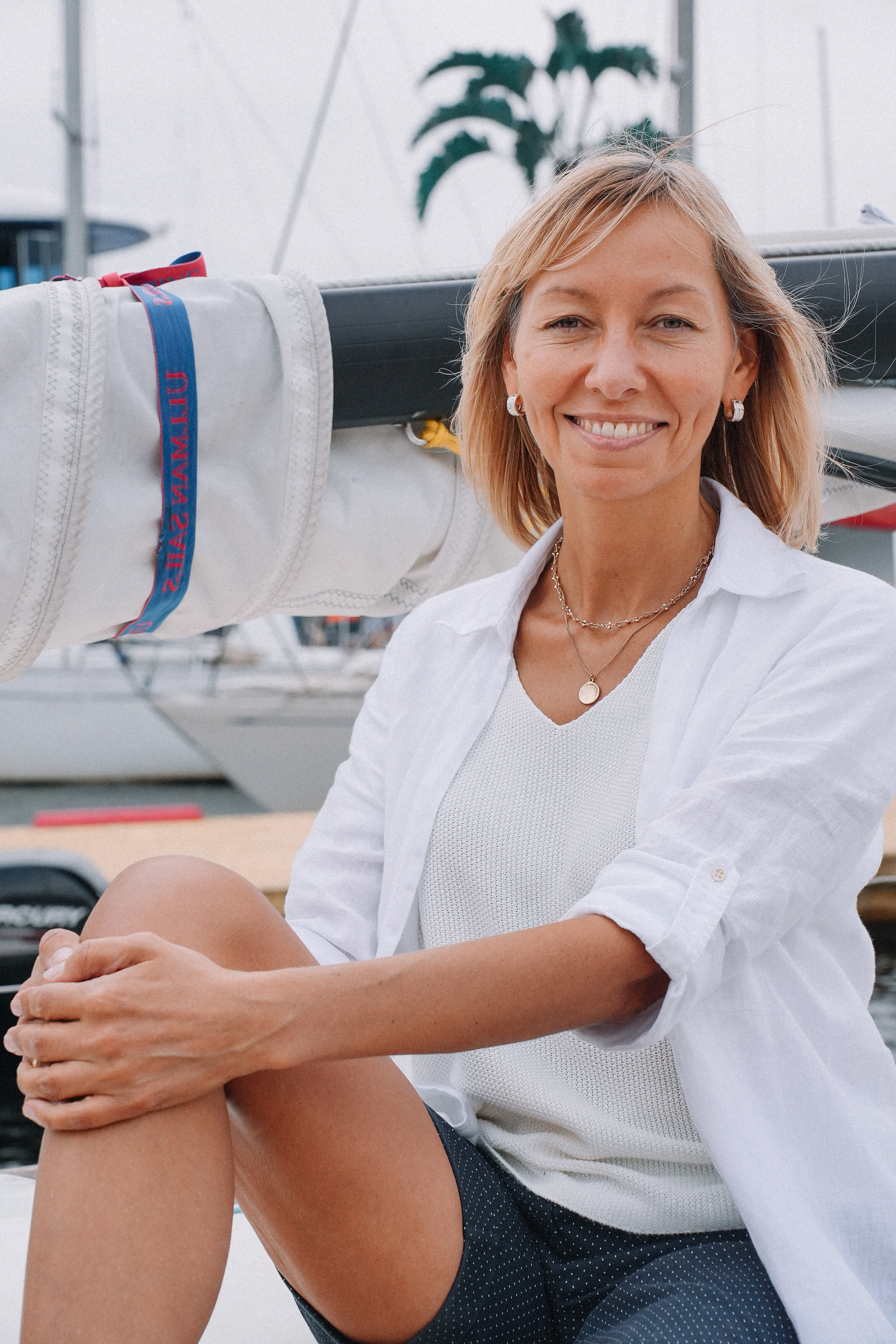 Фотограф на регату на Пироговском водохранилище