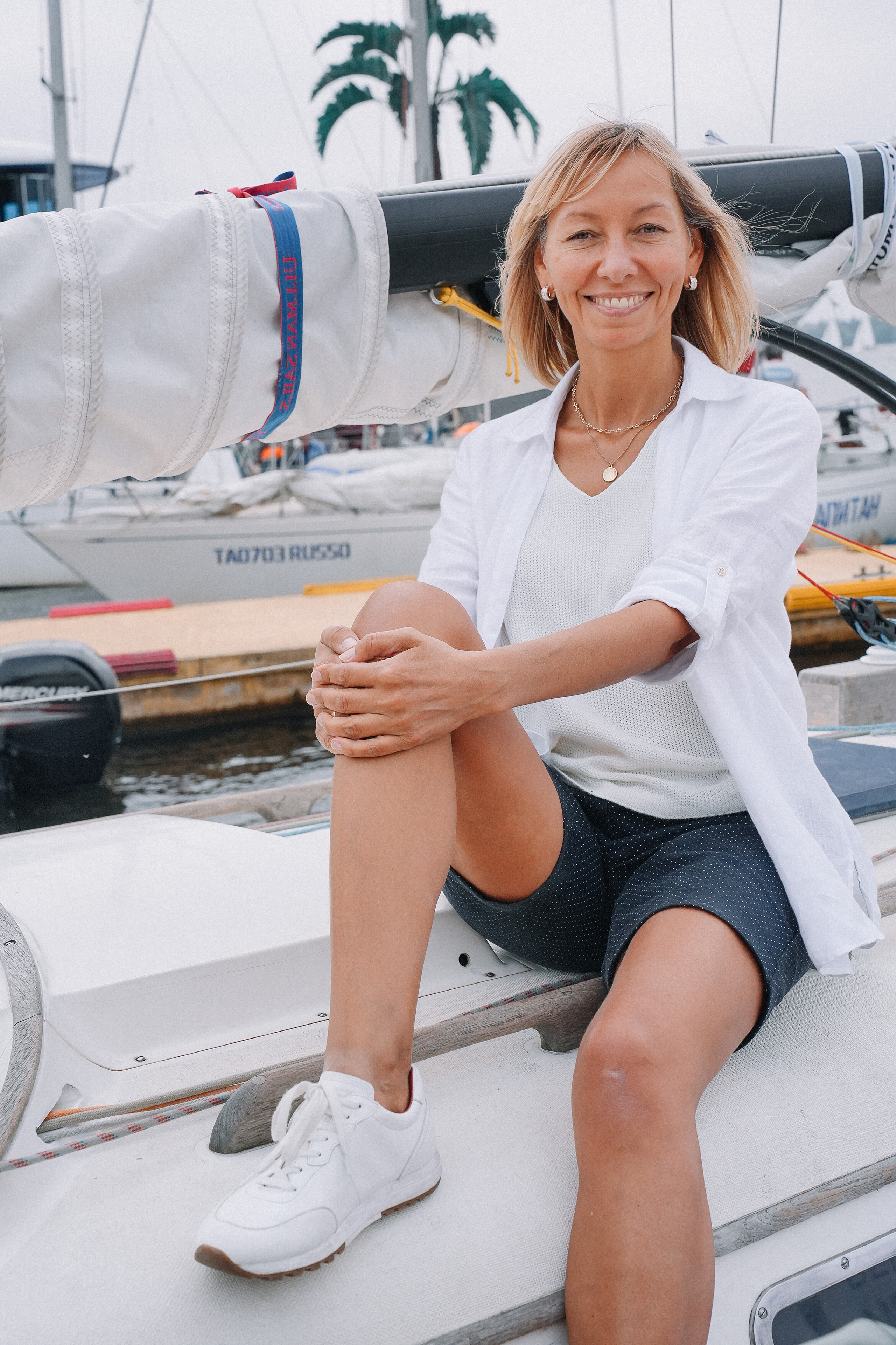 Фотограф на регату на Пироговском водохранилище