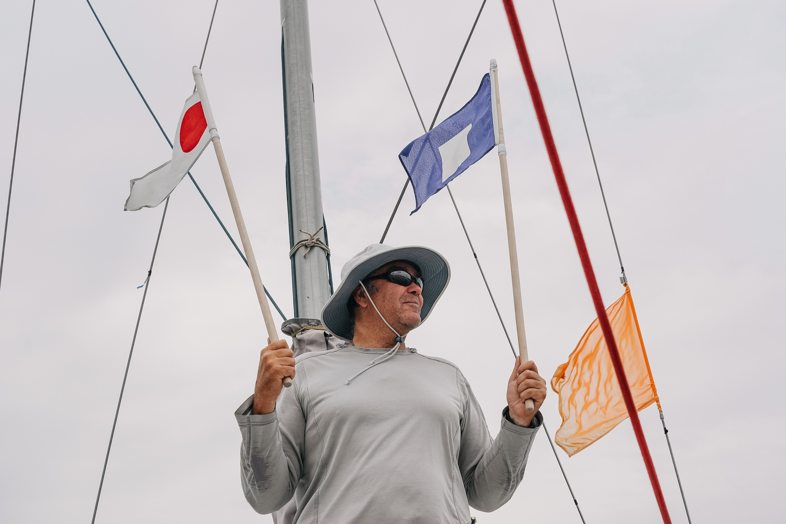 Фотограф на регату на Пироговском водохранилище