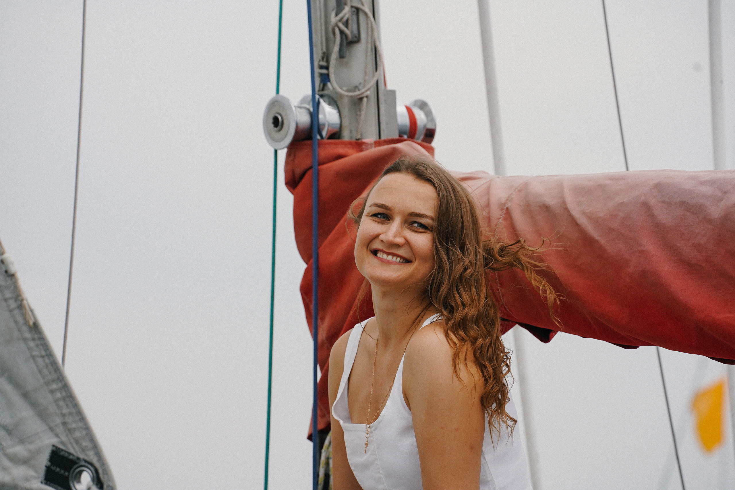 Фотограф на регату на Пироговском водохранилище