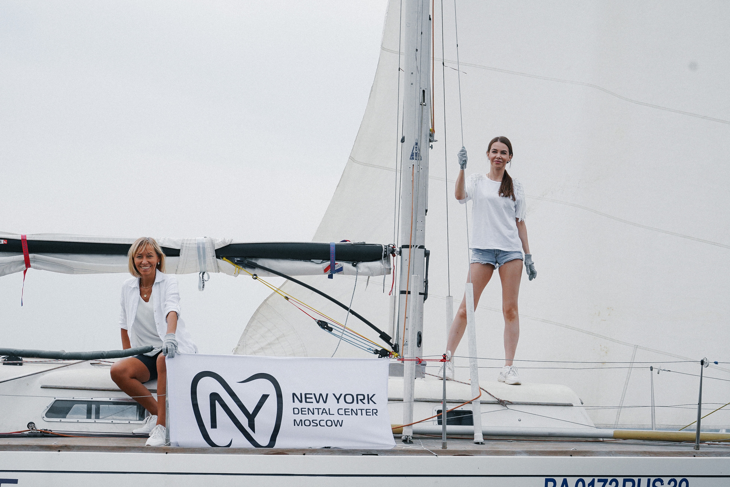 Фотограф на регату на Пироговском водохранилище