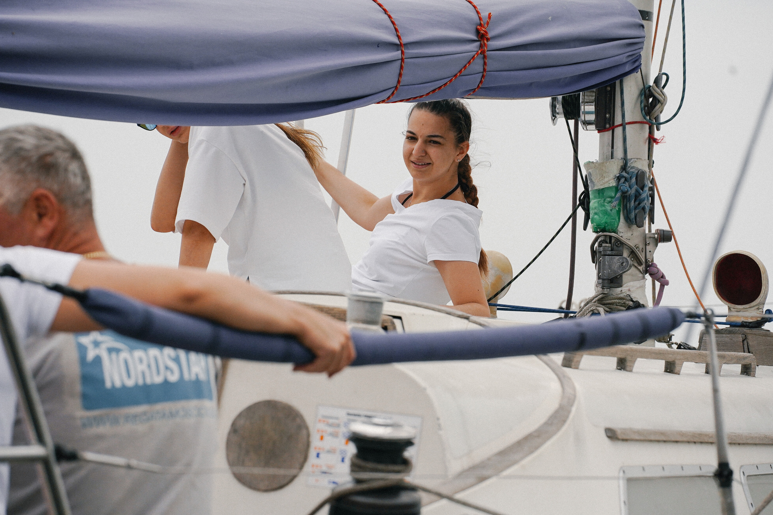 Фотограф на регату на Пироговском водохранилище