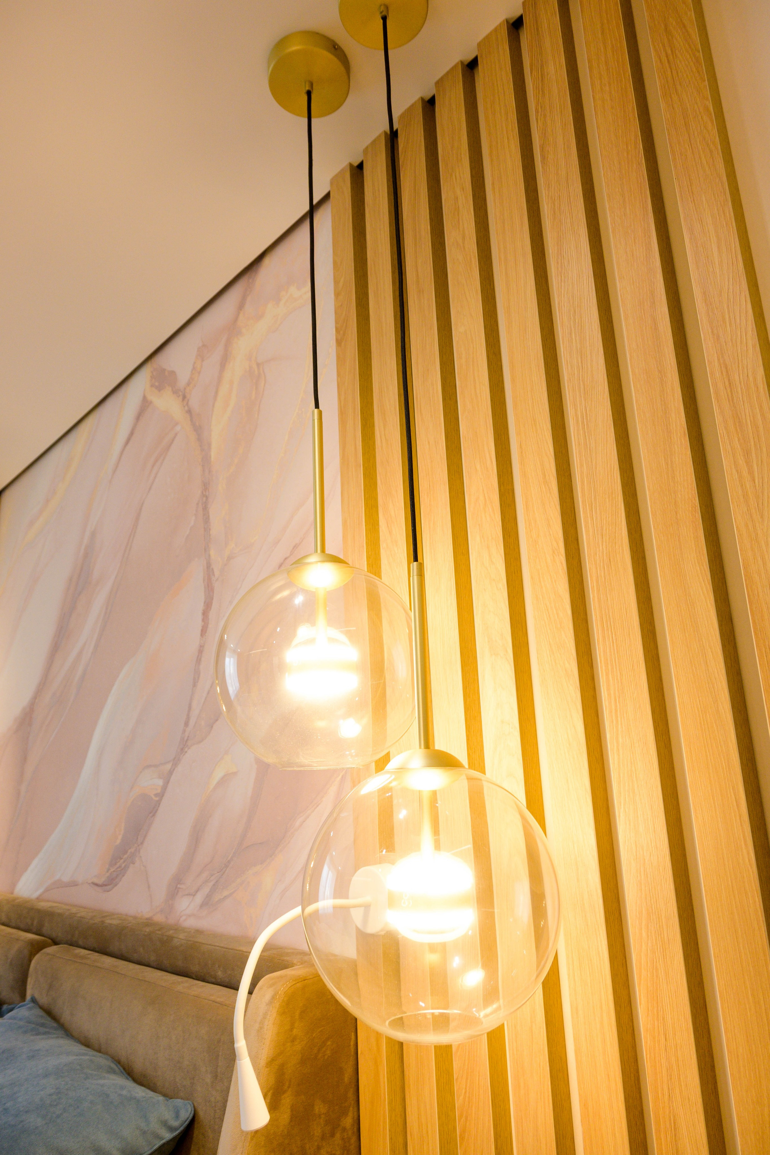 The apartment is in a modern style. Fotograf Dmitrii Donets