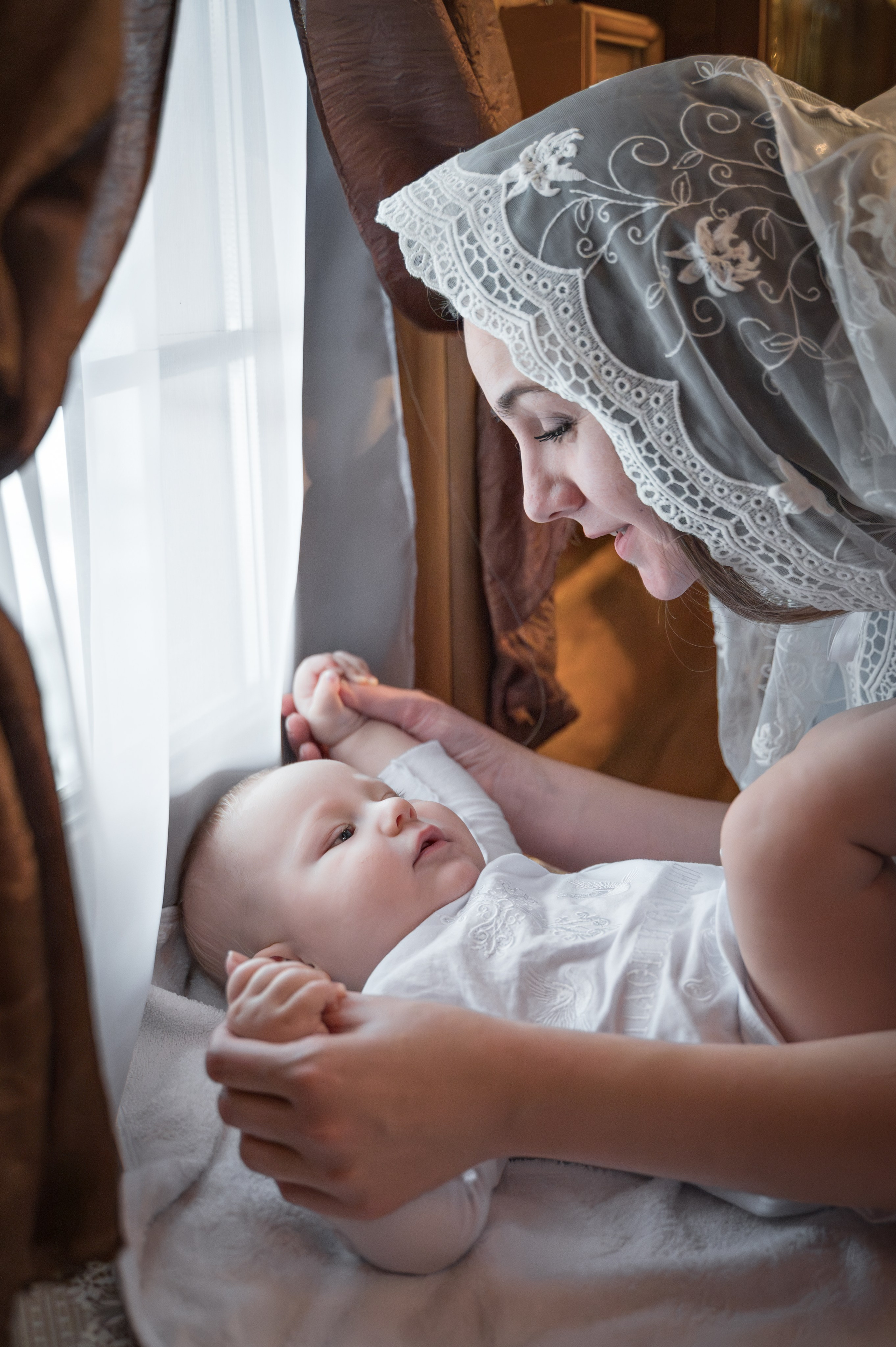 Крещение в Никольском храме д. Островцы