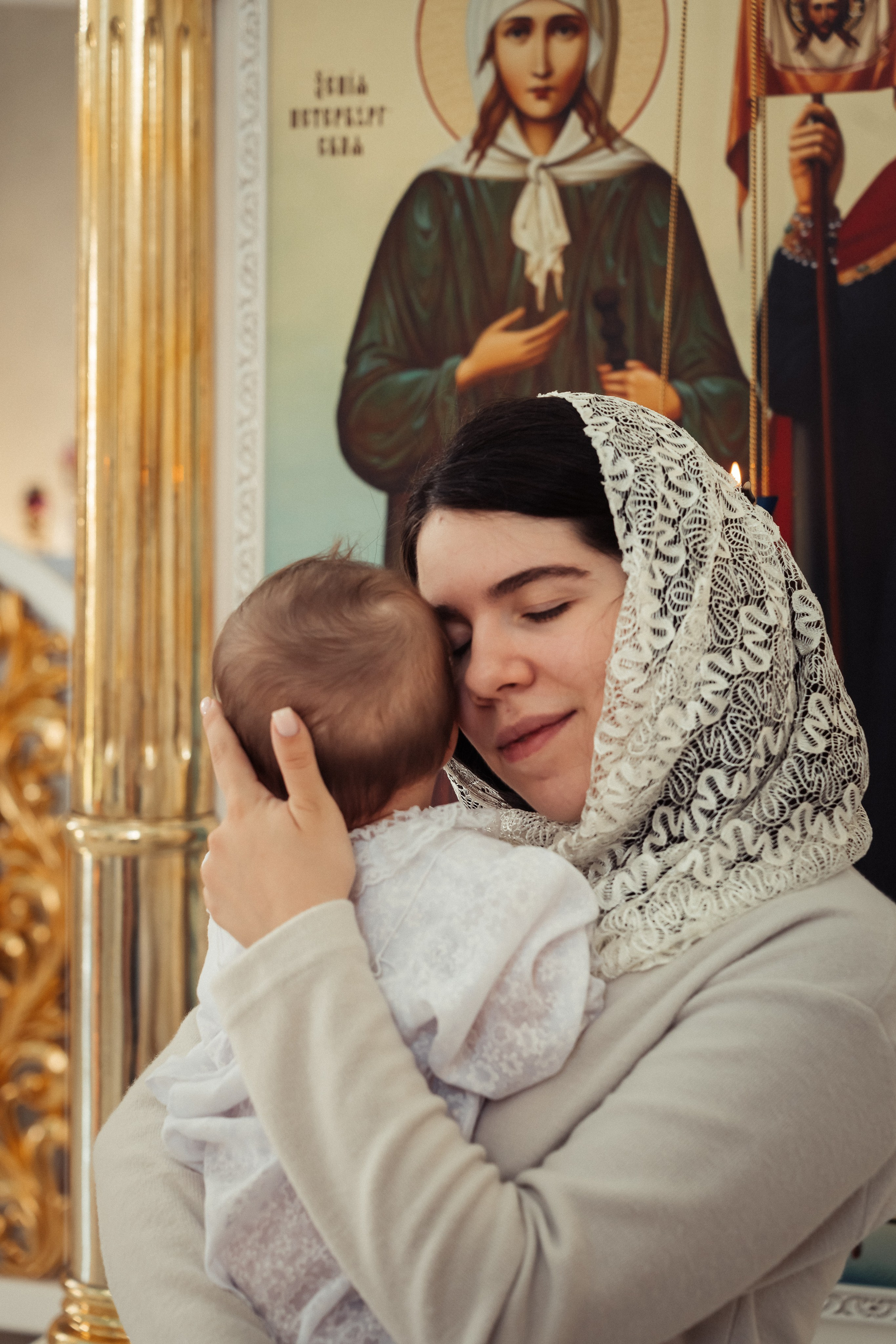Крещение в храме Ксении Петербургской. Фотограф для семей и экспертов в г. Воронеж Ирина Круглова