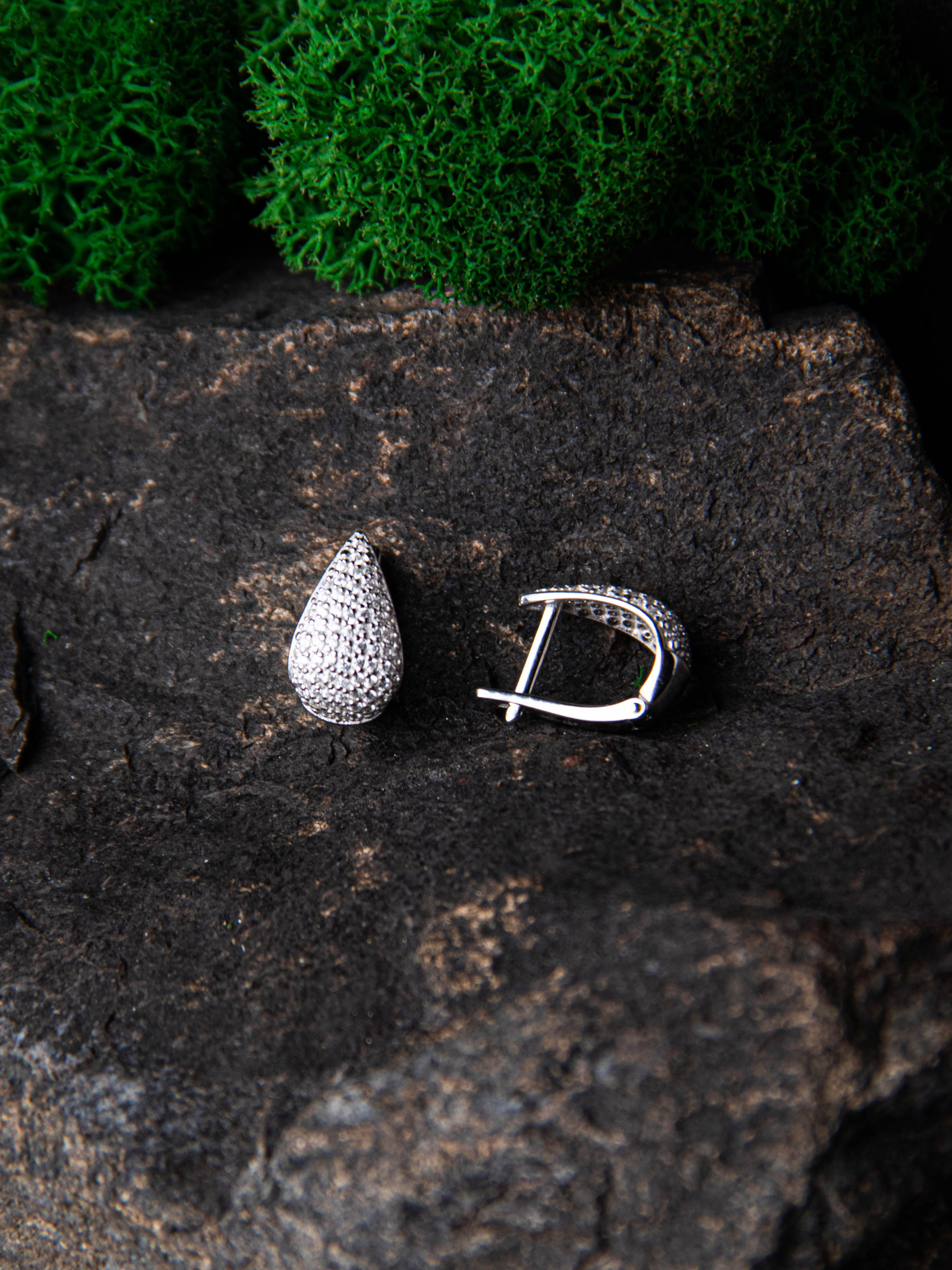 Серьги серебро. «Матрица»