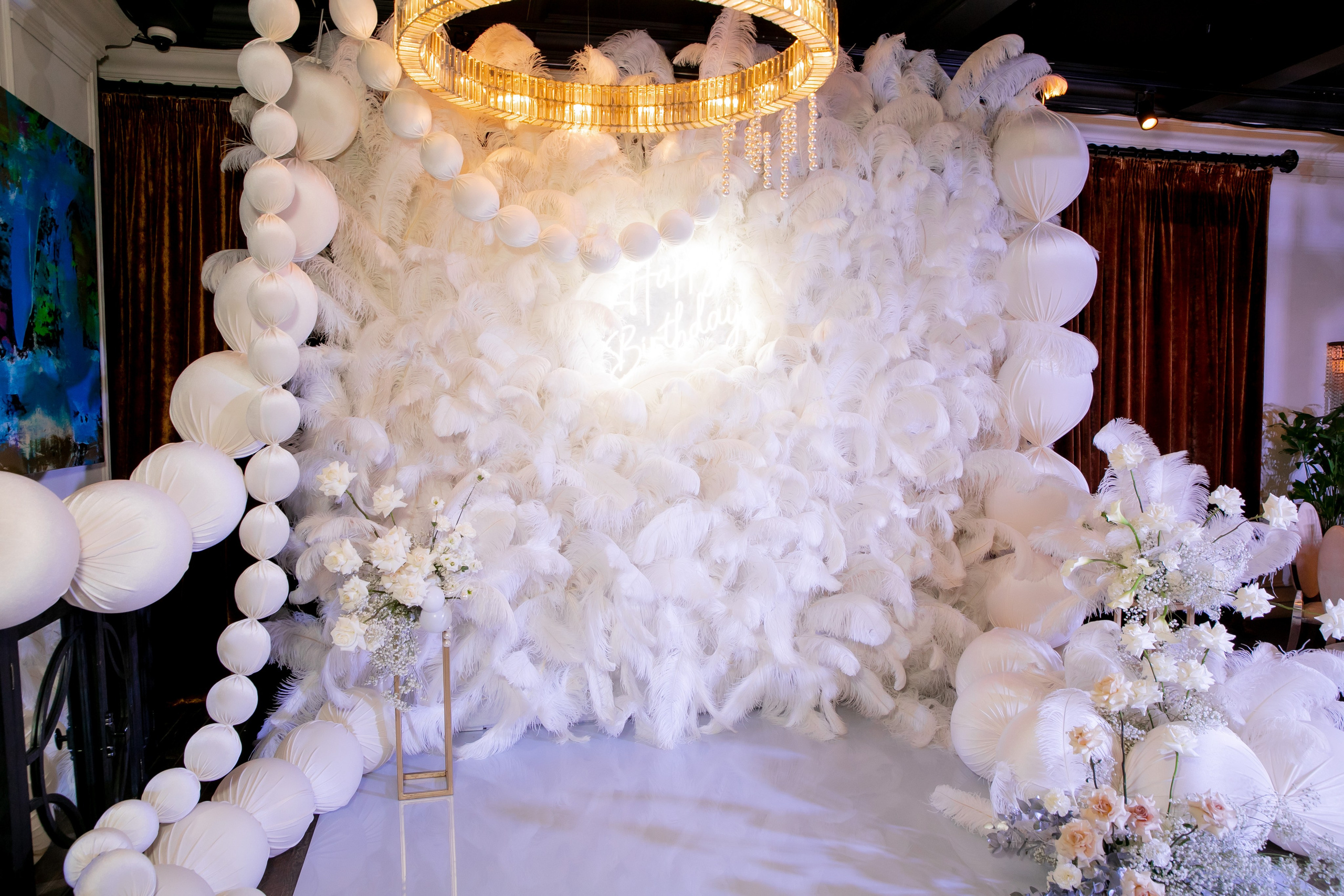 красивая фотозона для праздника фотограф