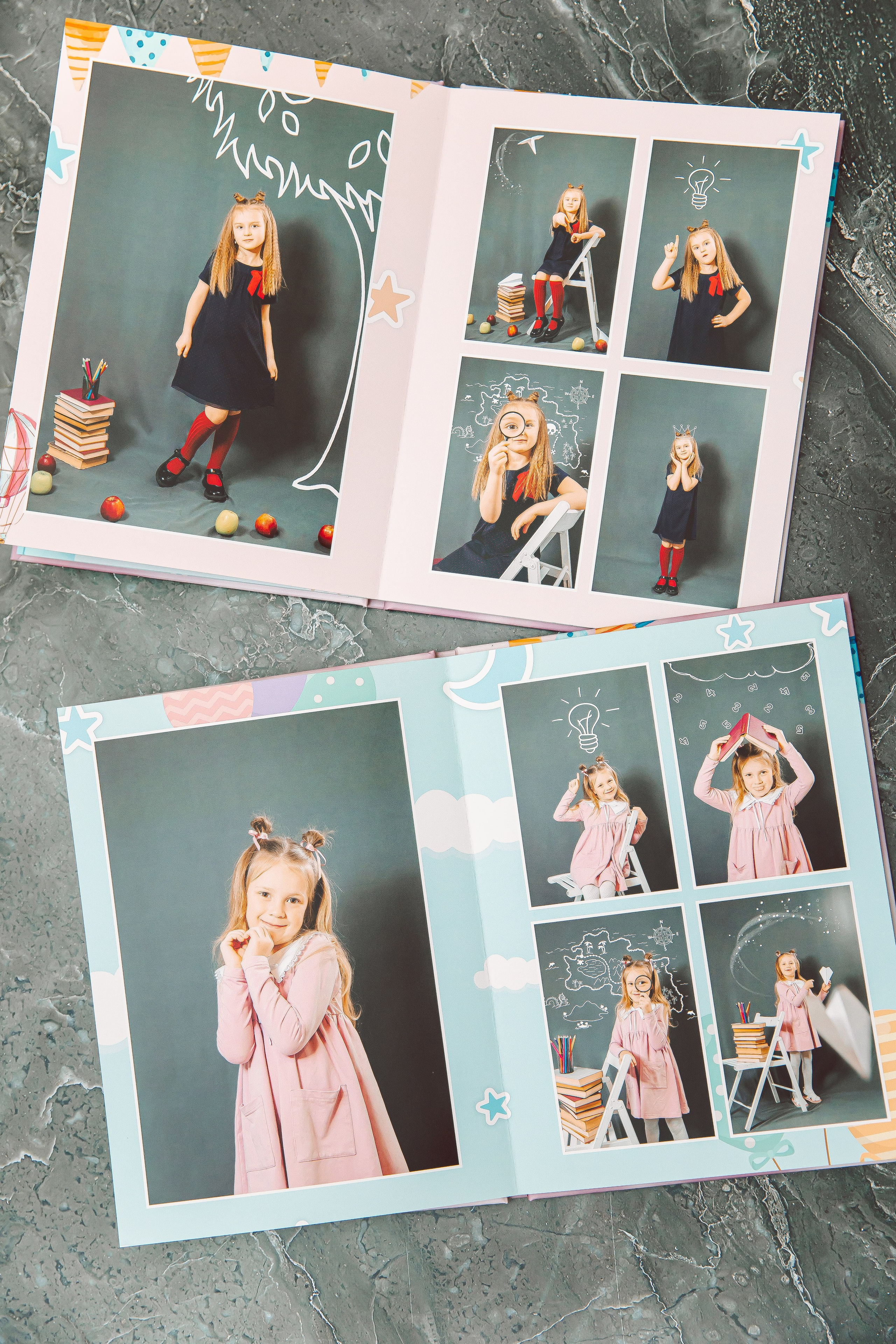 Выпускные альбомы_детский сад. Семейный и детский фотограф в Москве Тихонова Ксения