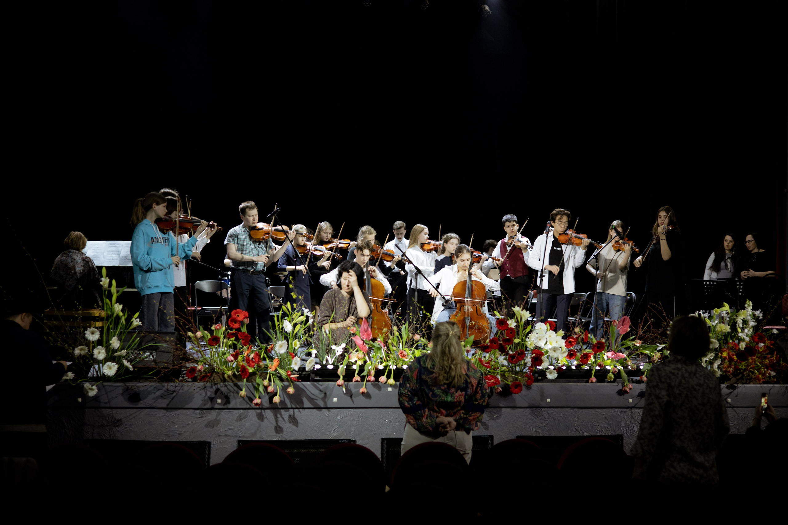 Оформление Отчетного концерта Музыкальной школы Глазунова. Оформление свадеб, декор свадеб Вера Маркова, Москва