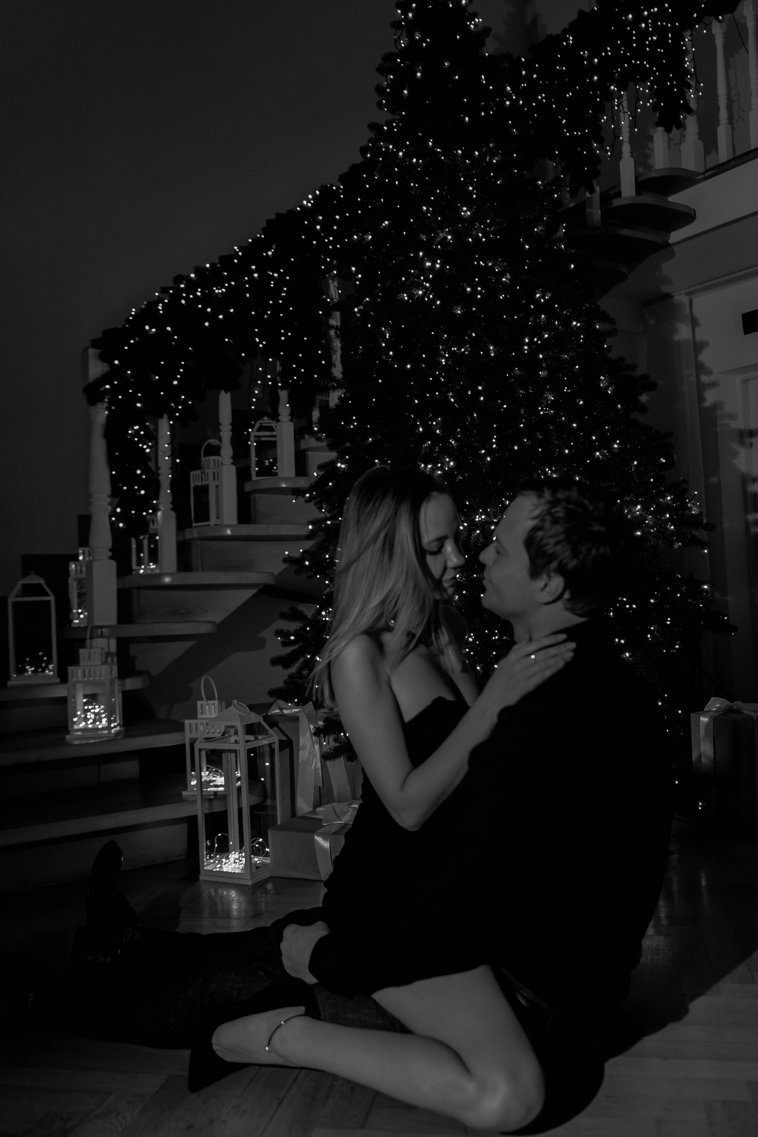 Новогодняя 🔥 Love story. Женский фотограф Москва, Лобня