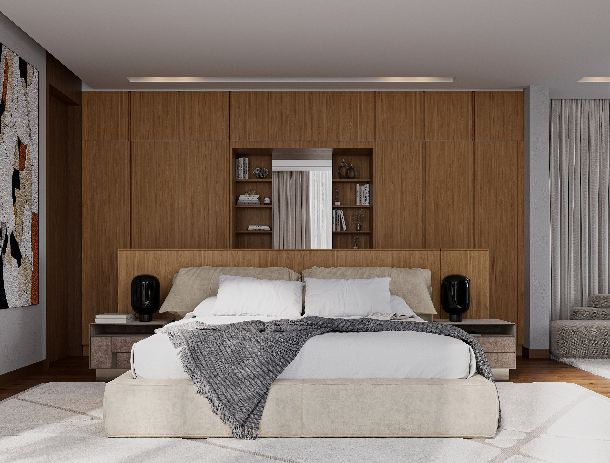 Вилла / Мастер-спальня. Kindhard-design