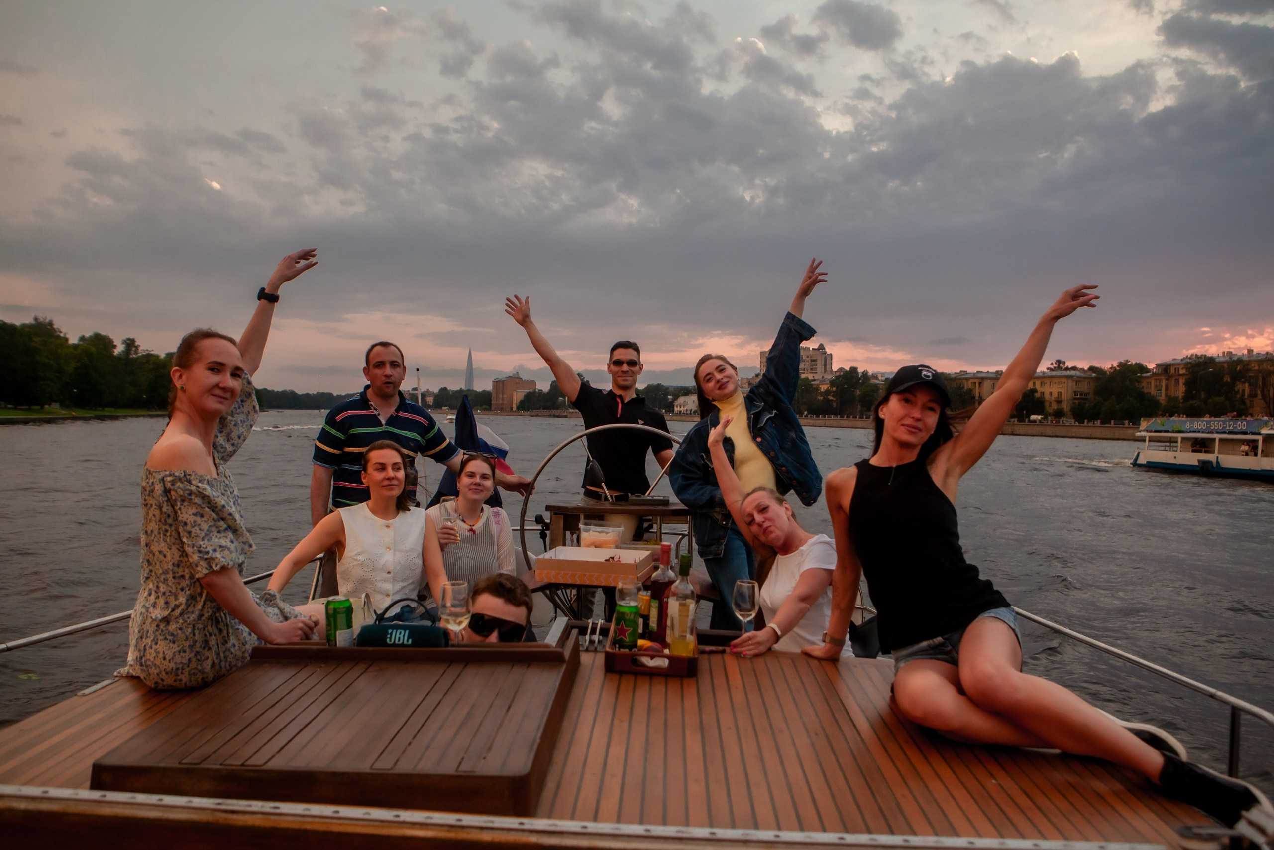 На яхте. Репортажный Фотограф в Санкт-Петербурге Светлана Мосиенко