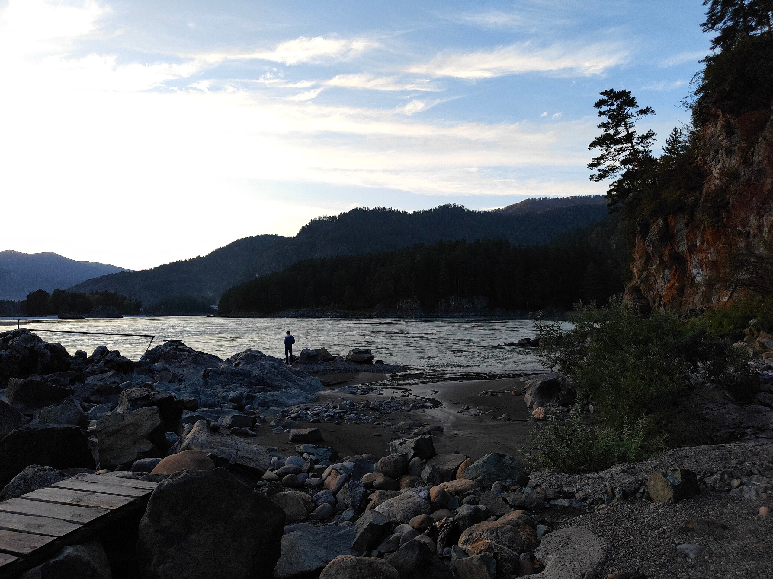 Катунь на Айском тракте и вечерний Кызыл-Таш. Фотограф-документалист Мария Осокина