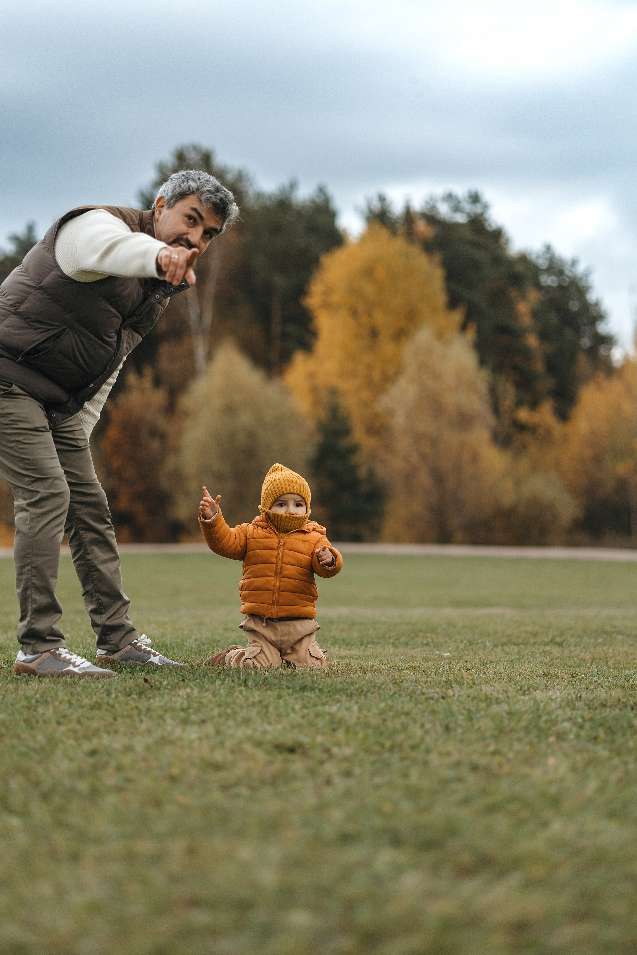 Осенняя семейная съемка. Фотограф Анималист в Москве Анастасия Жучкова