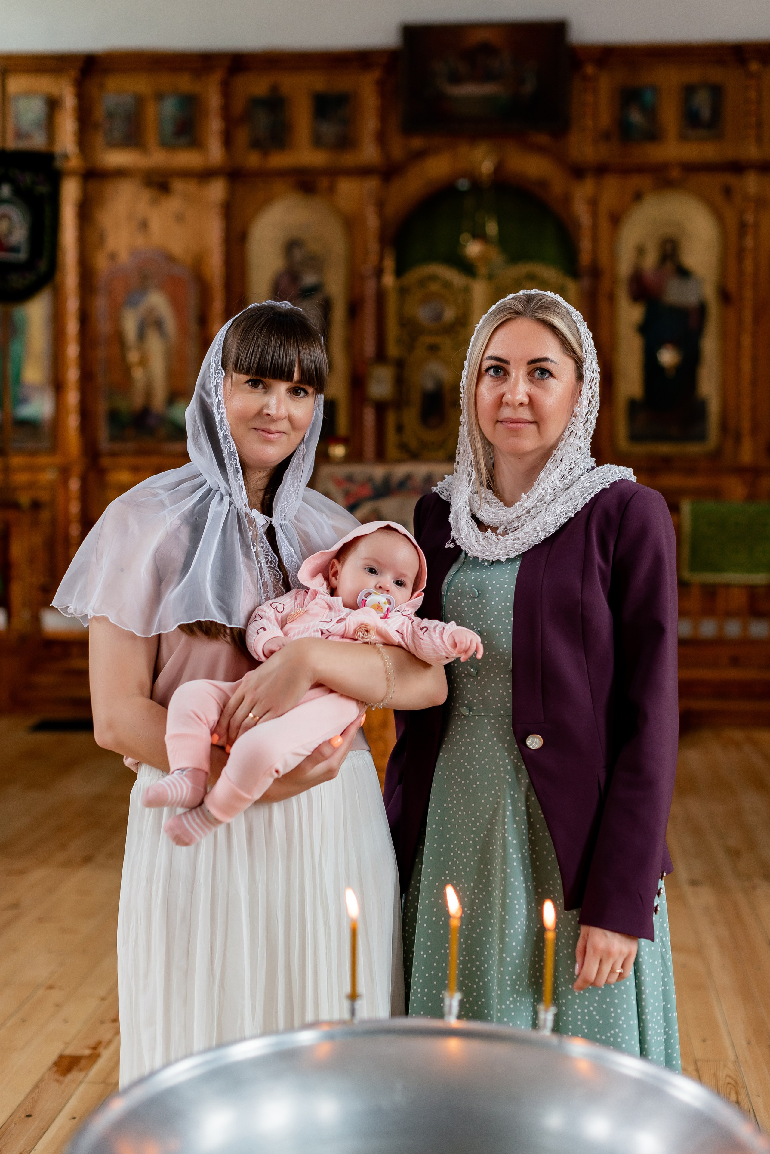 Крещение Ксении. Фотограф Татьяна Иванчикова
