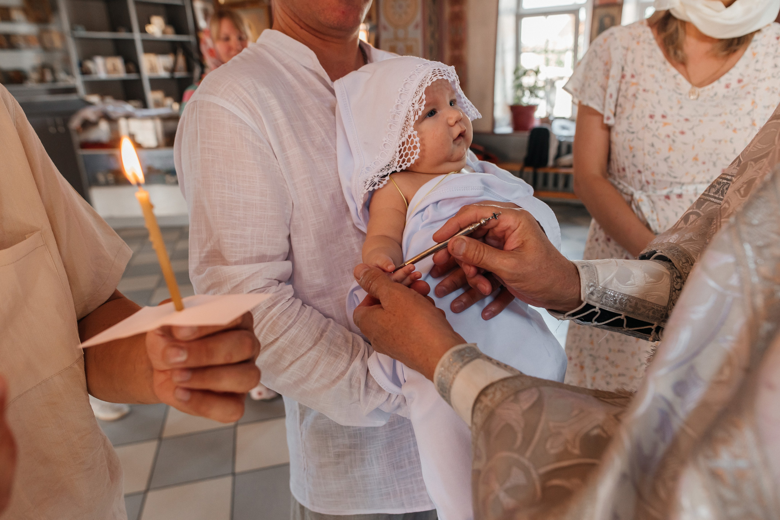 Крещение Артемия. Детский и семейный фотограф выпускной альбом Приморско-Ахтарск