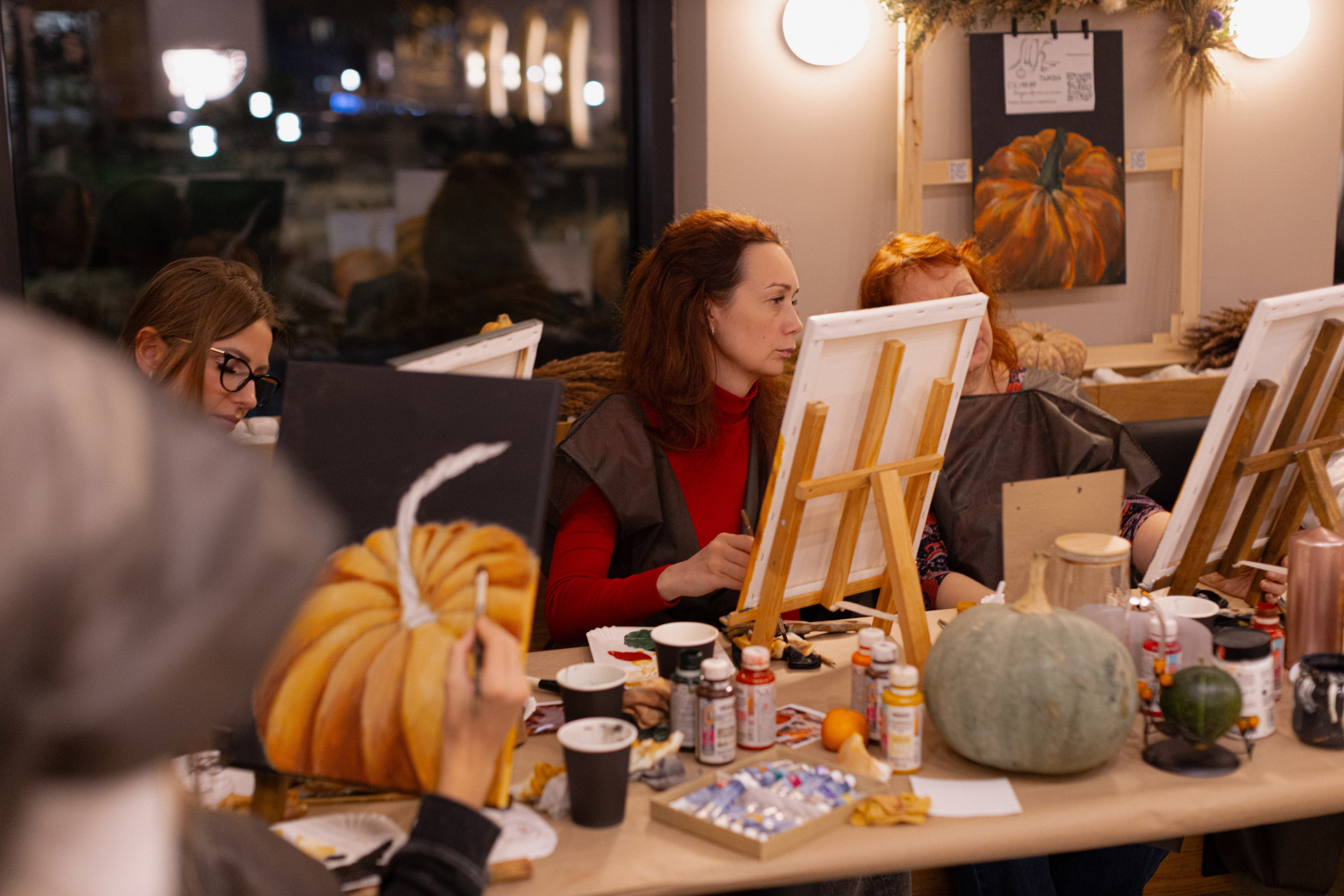 МК Тыква в кафе Здрасте. Анастасия Ракчеева Художник