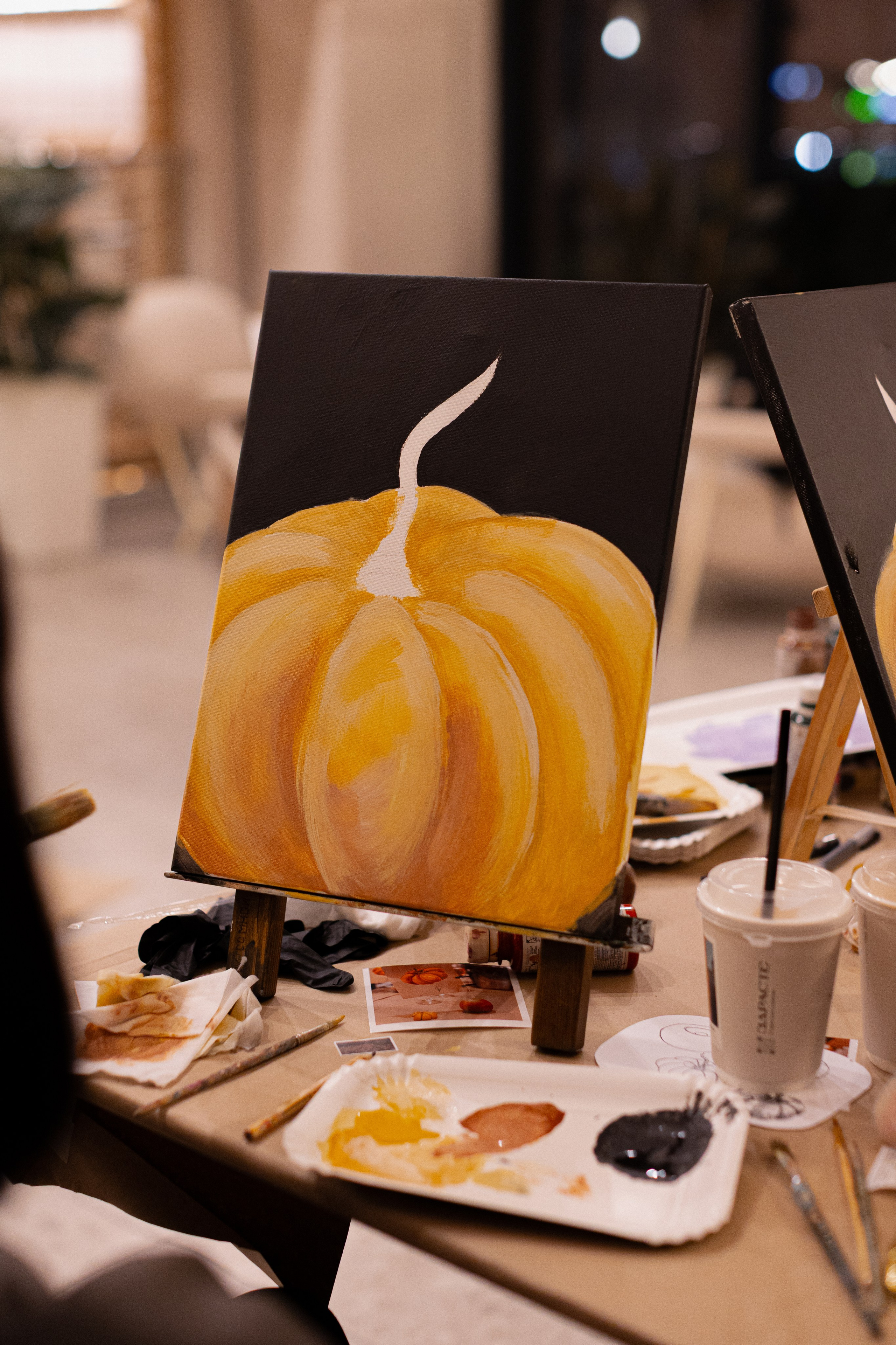 МК Тыква в кафе Здрасте. Анастасия Ракчеева Художник