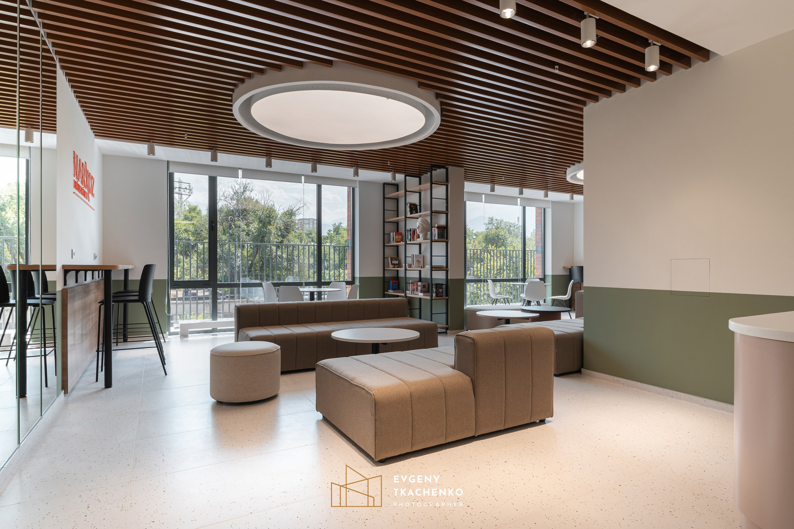 Общежитие университета NarXoz в Алматы. Архитектурный и интерьерный фотограф в Казахстане