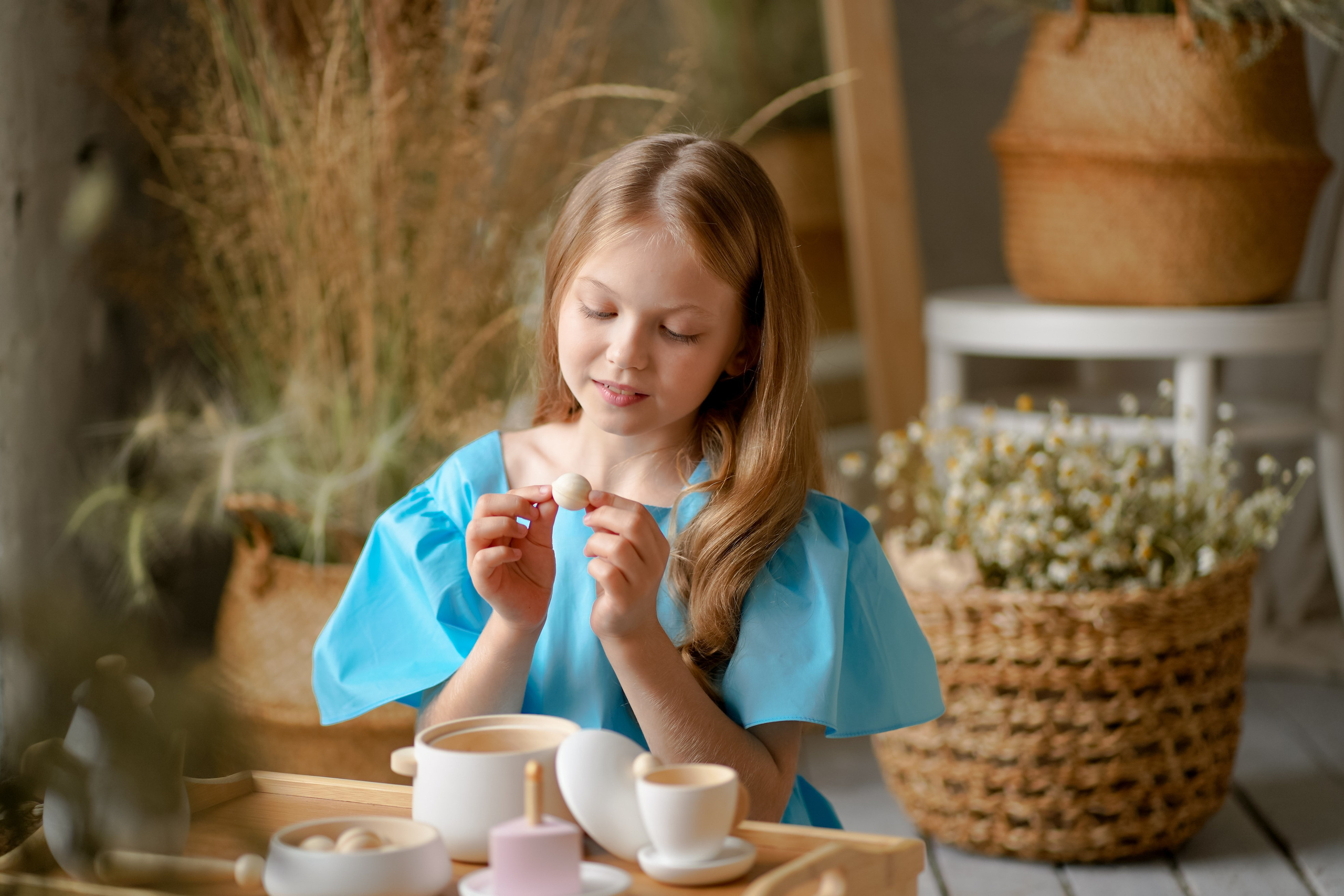 Кира с подсолнухами. Фотограф Татьяна Митрофанова