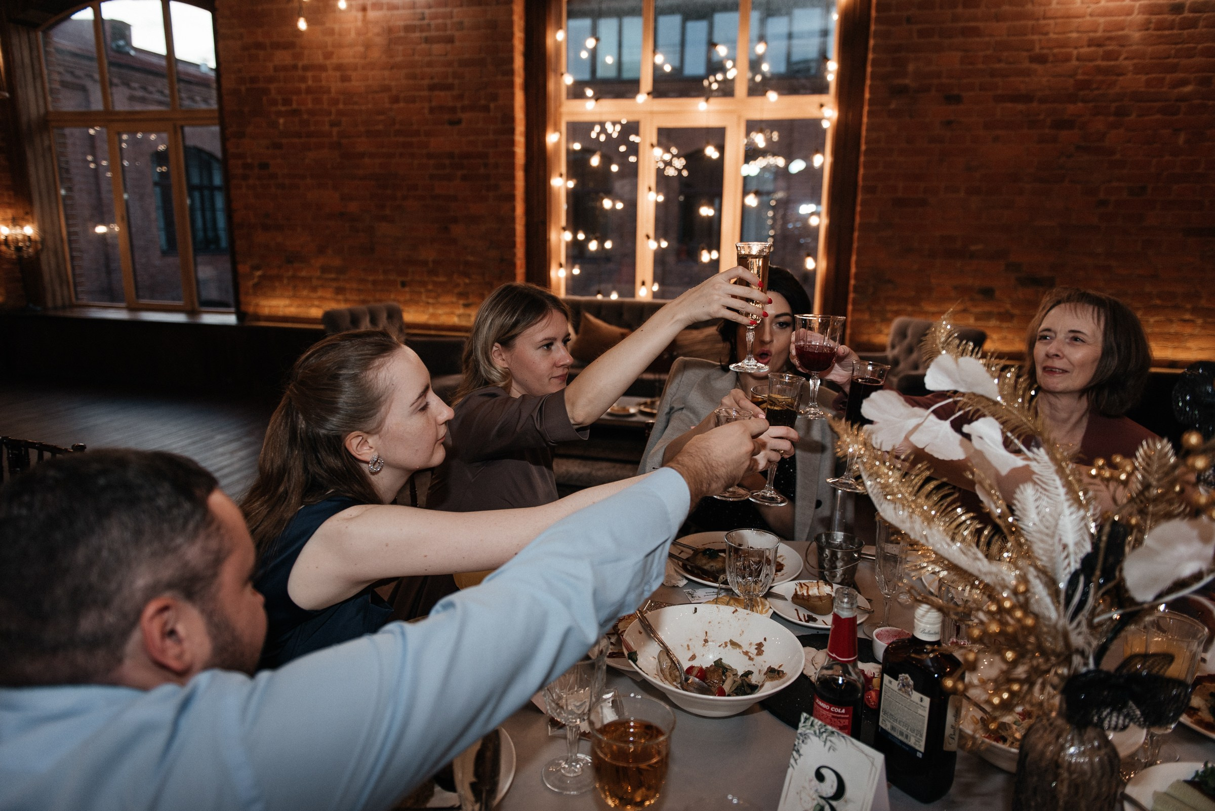 свадебный банкет в Весеннем Лофте