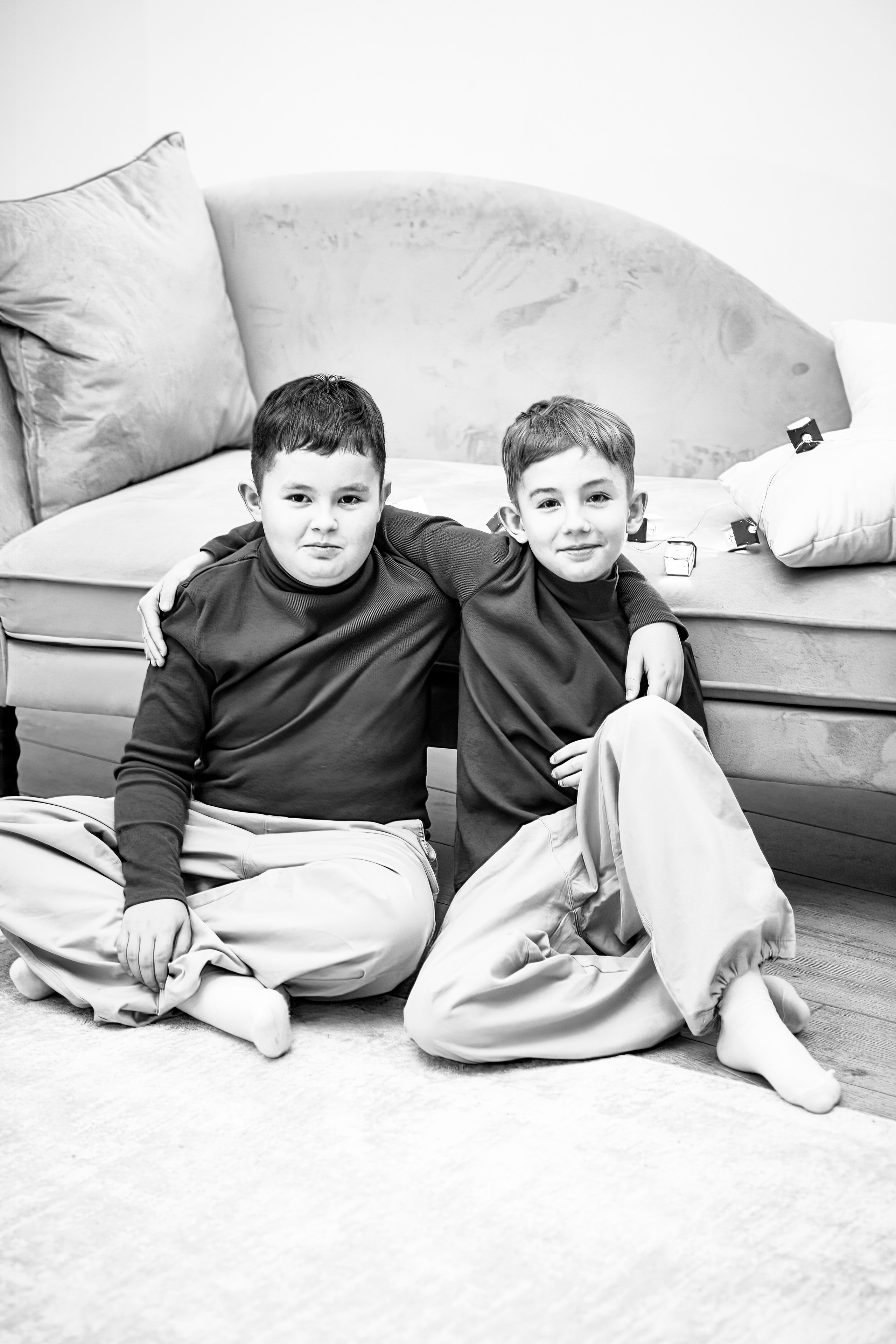 Новогодняя семейная фотосессия. Фотостудия Рассвет