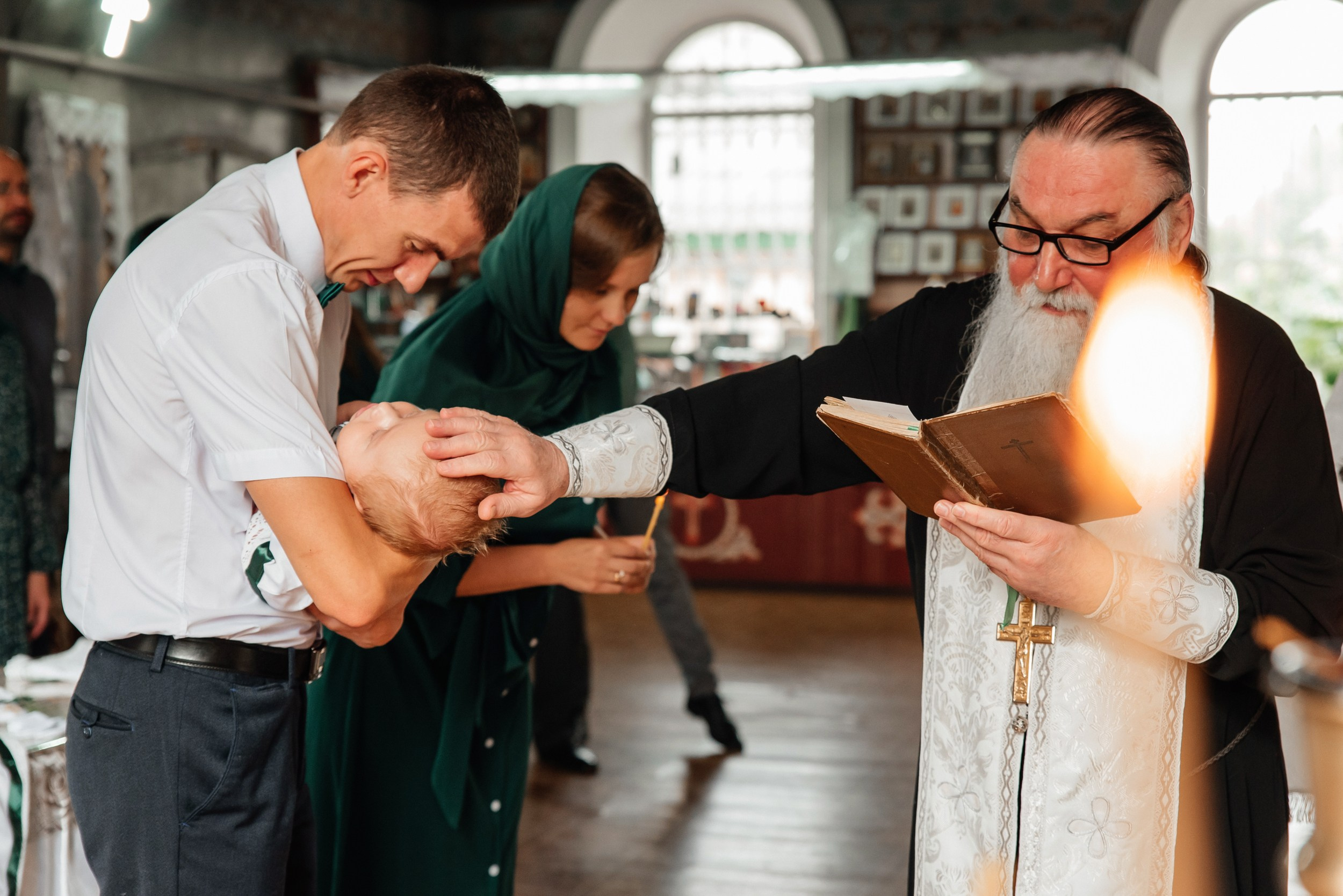 Крещение Георгия. Свадебный и семейный фотограф в Туле Анастасия Чаликова