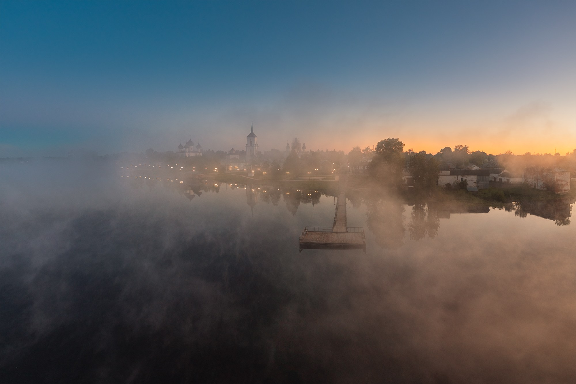 Пейзаж. Аэросъемка в Архангельске, Александр Ермолин