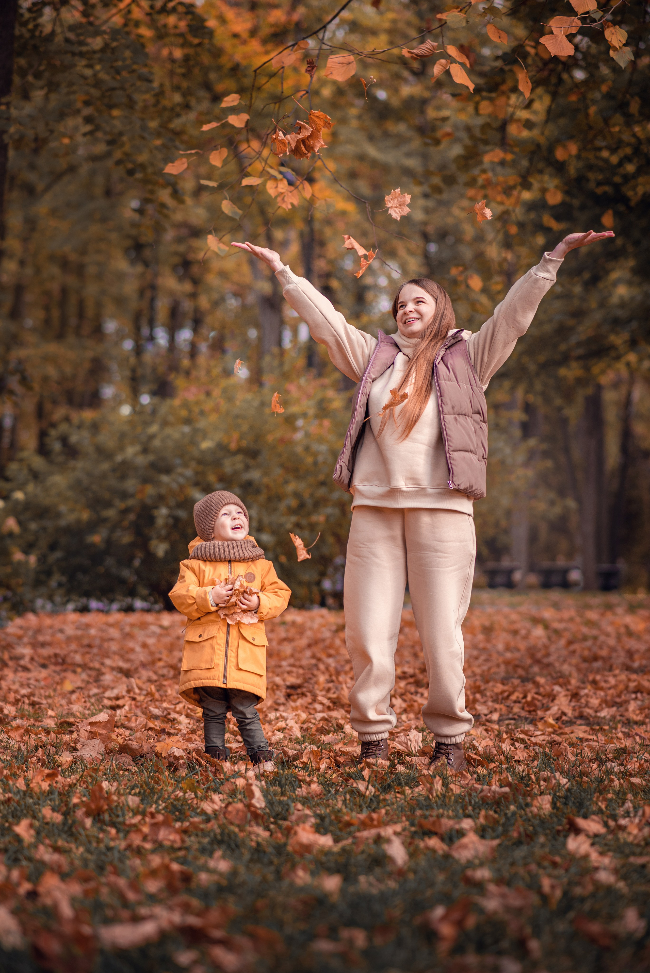 Семейная фотосессия на природе. Душевная фотография от сердца к сердцу Марина Жиделева фотограф Москва