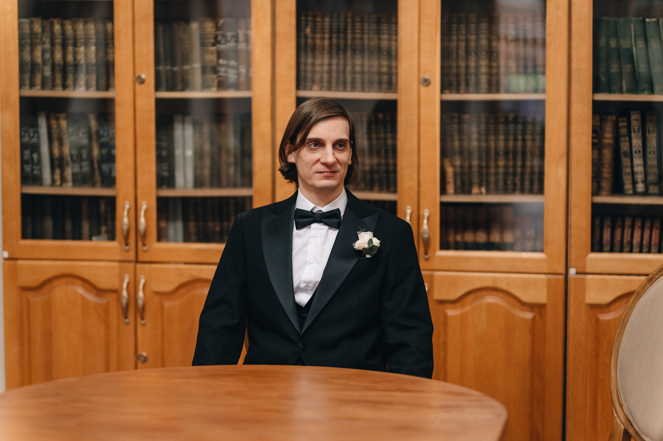 Свадебная фотосессия в библиотеке им. Пушкина. Портретный фотограф Москва Светлана Кашура