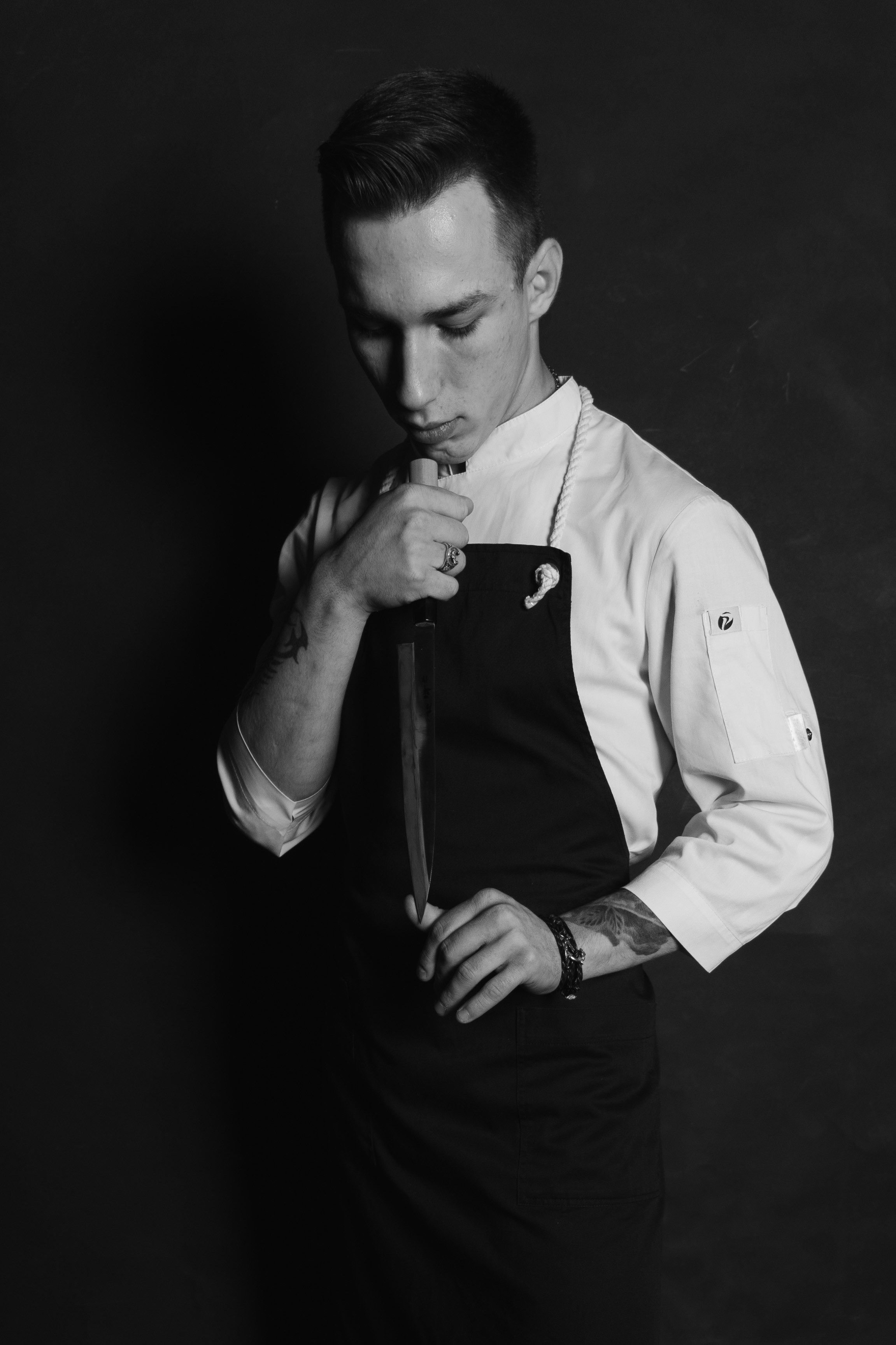 Студийная съемка для повара. Виктория Спорова. Ваш портретный фотограф в Санкт-Петербурге