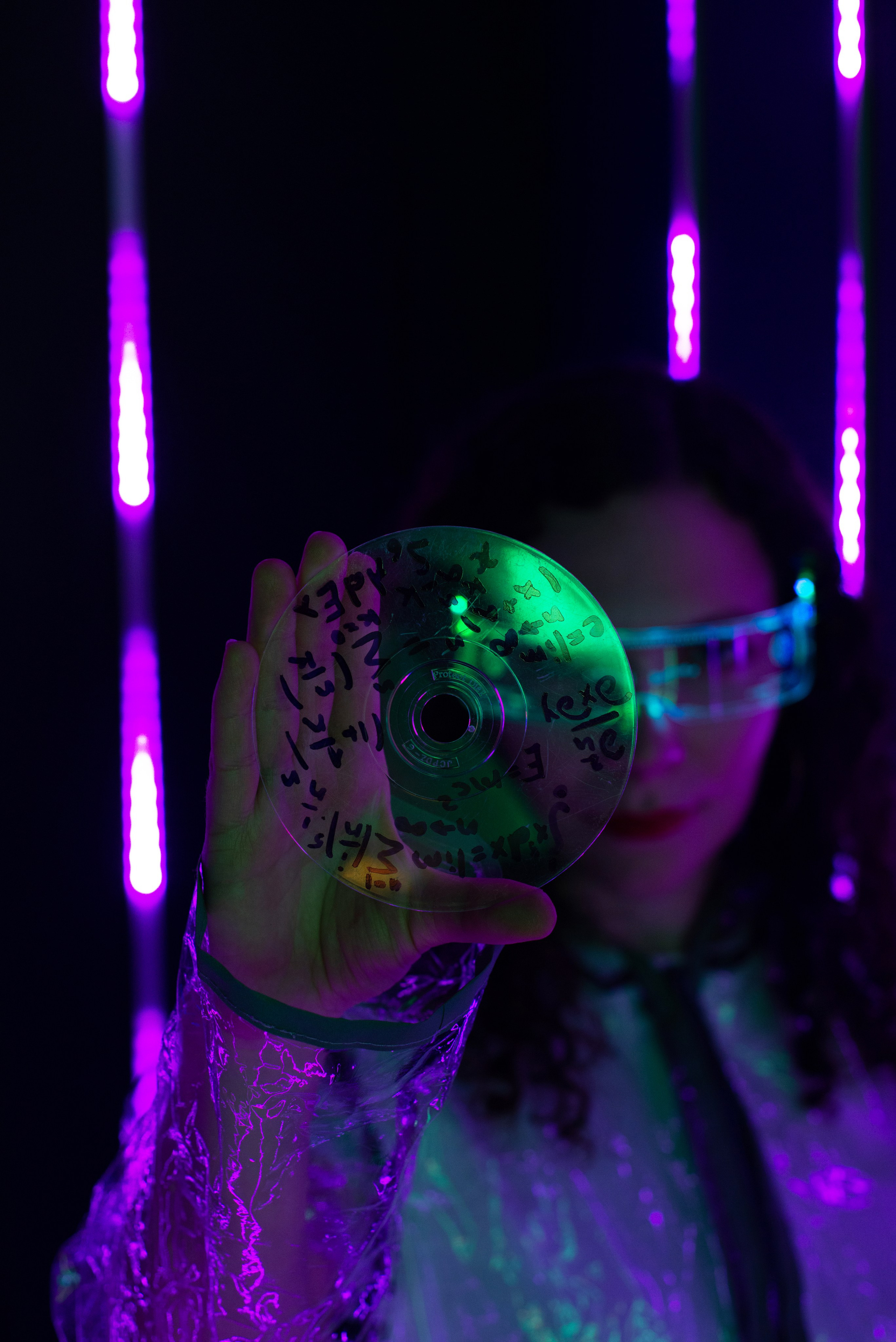 Анна в стиле киберпанк. Фотограф и дизайнер в Москве Екатерина Лобачева