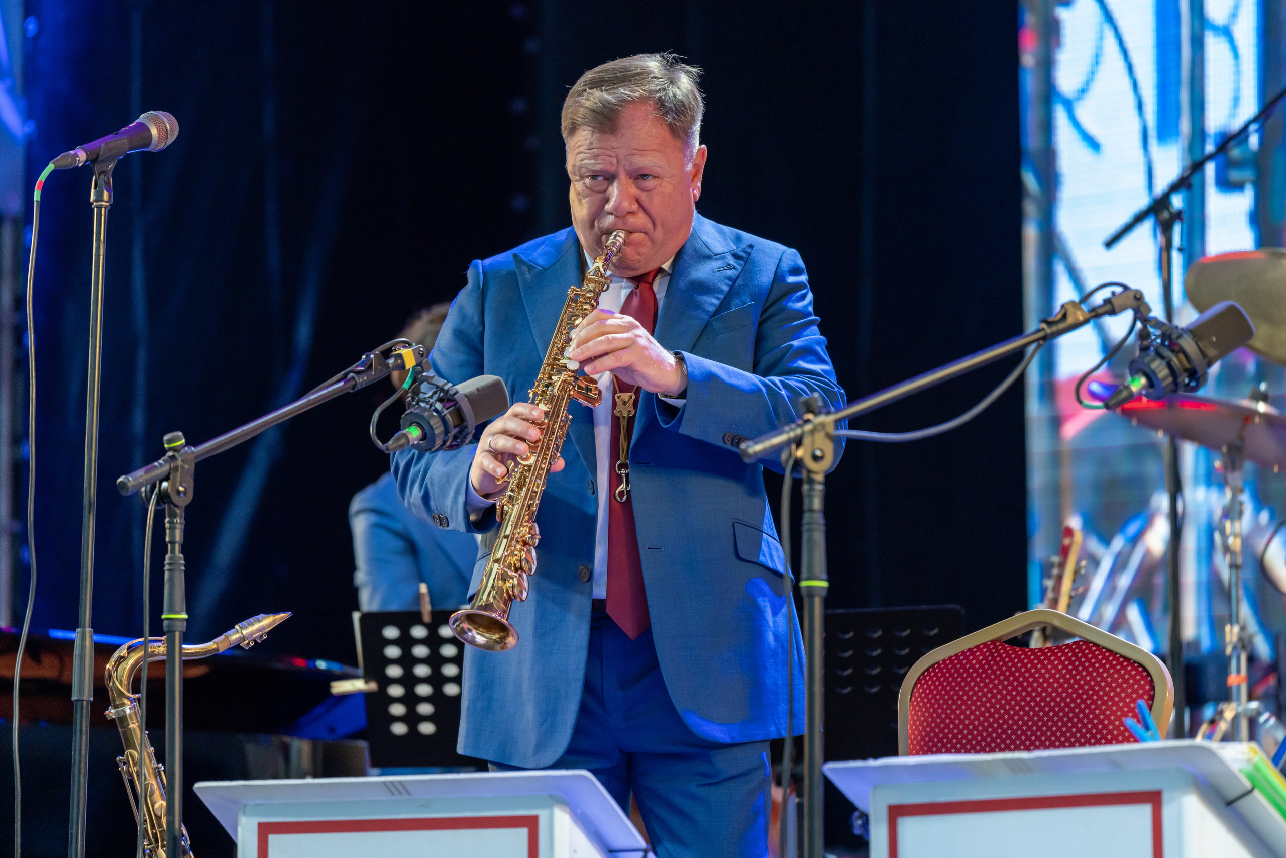 Игорь Бутман на сцене Jazzовых сезонов в Горках Ленинских