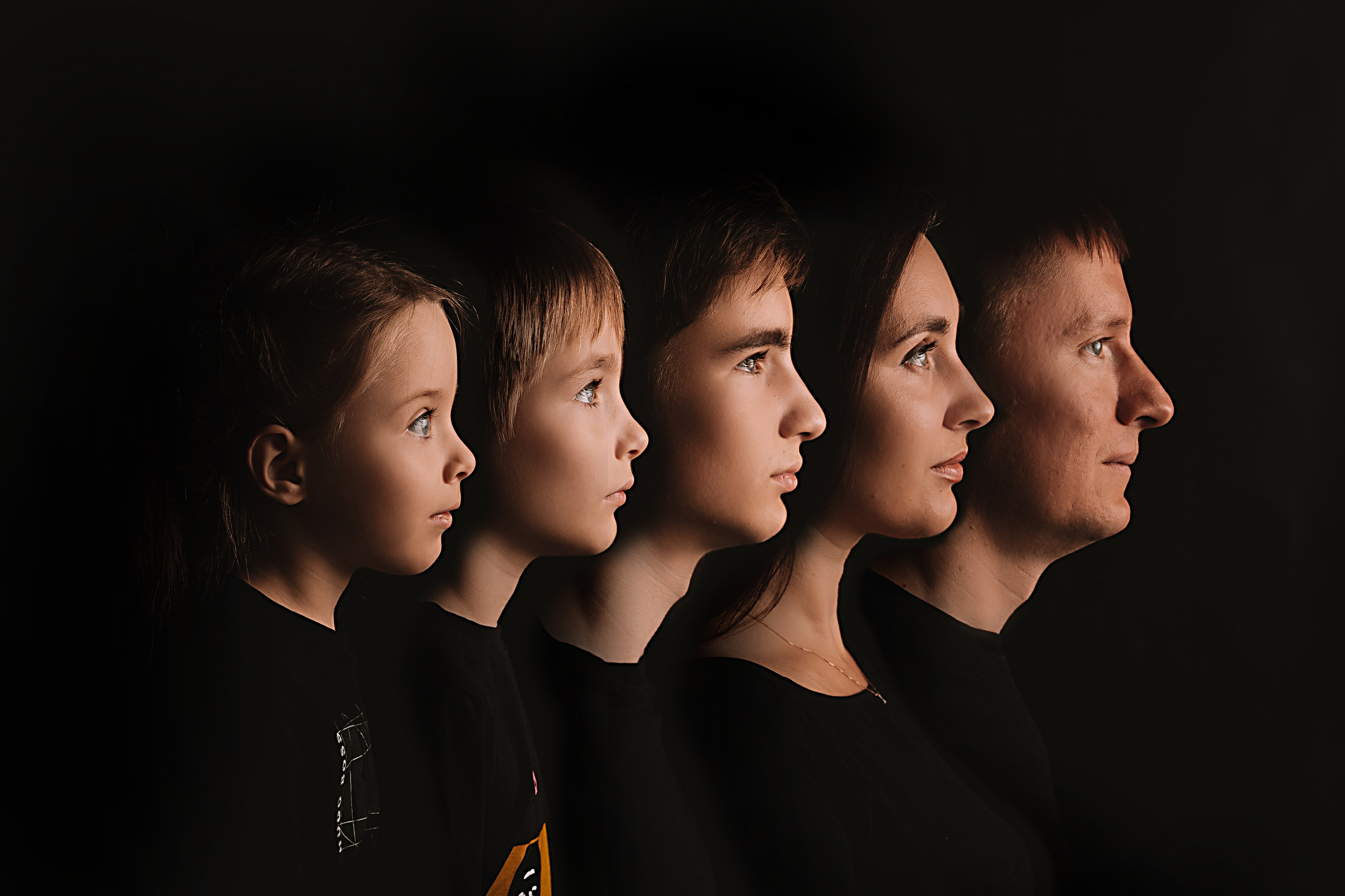 Профили. Семейный фотограф Тюмень, фотограф на роды Салмина Мария