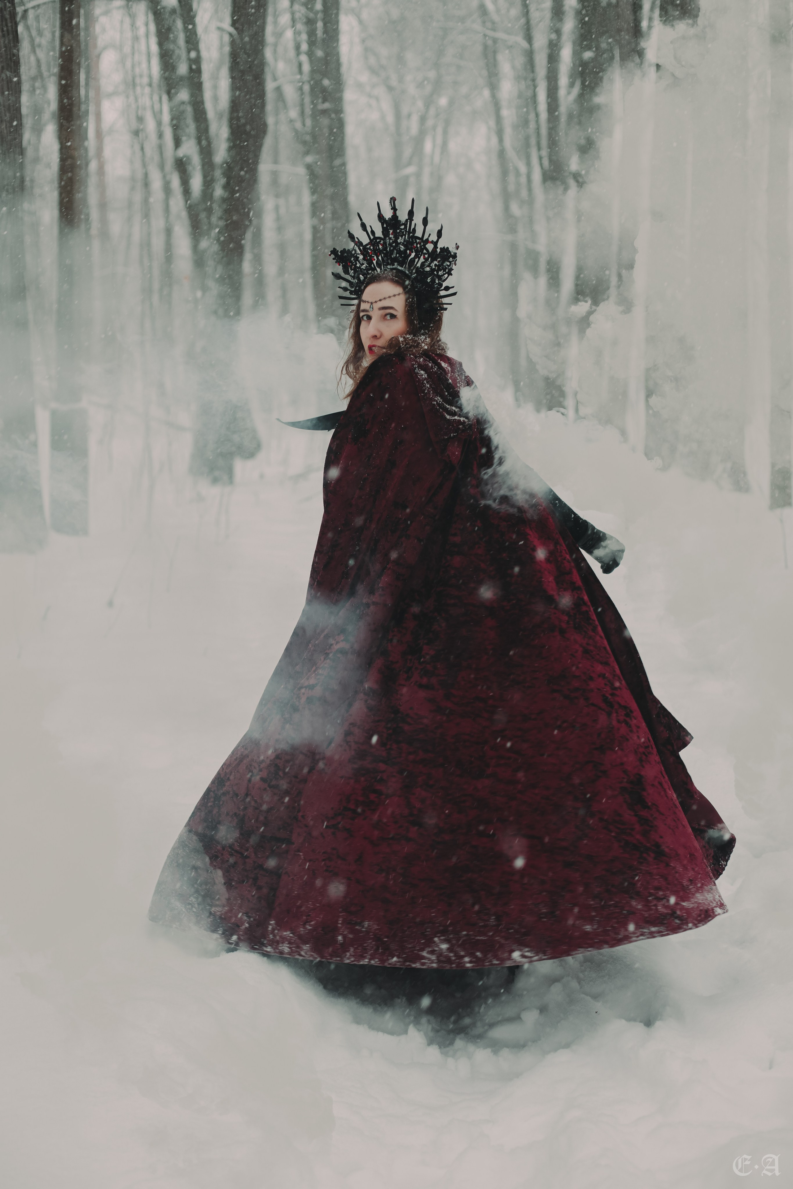 Зимняя сказка для Witch Light. Фотограф Ellairen